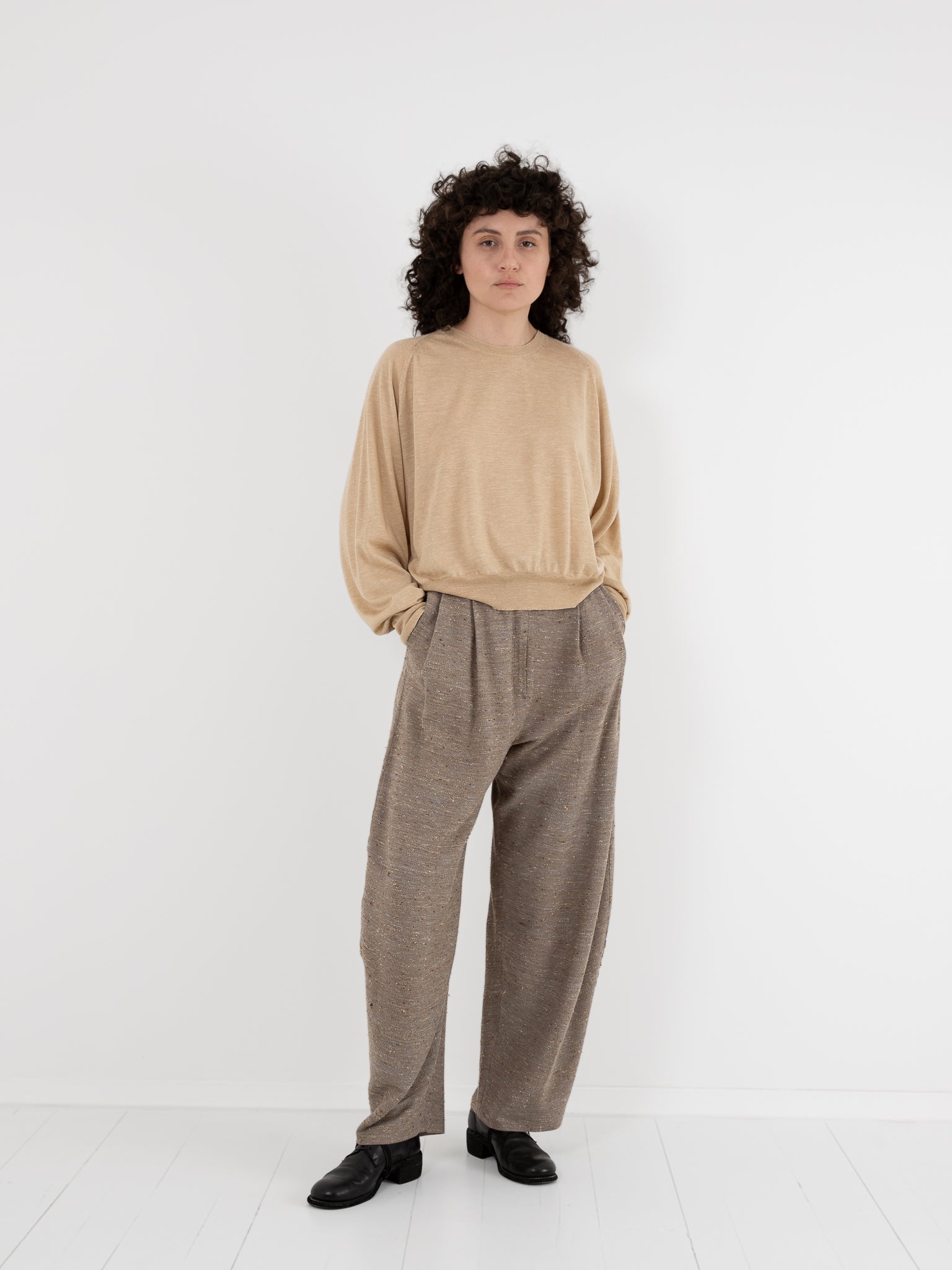 Boboutic Dressing Trousers in Taupe - BOBOUTIC at Worthwhile - shop PANT
