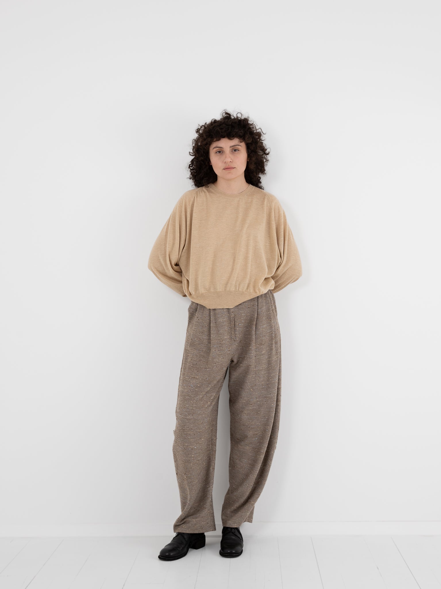 Boboutic Dressing Trousers in Taupe - BOBOUTIC at Worthwhile - shop PANT