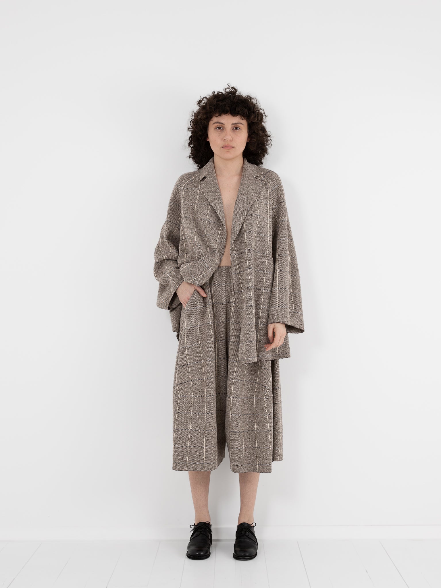 Boboutic Writing Skirt Pants in Light Tweed - BOBOUTIC at Worthwhile - shop PANT