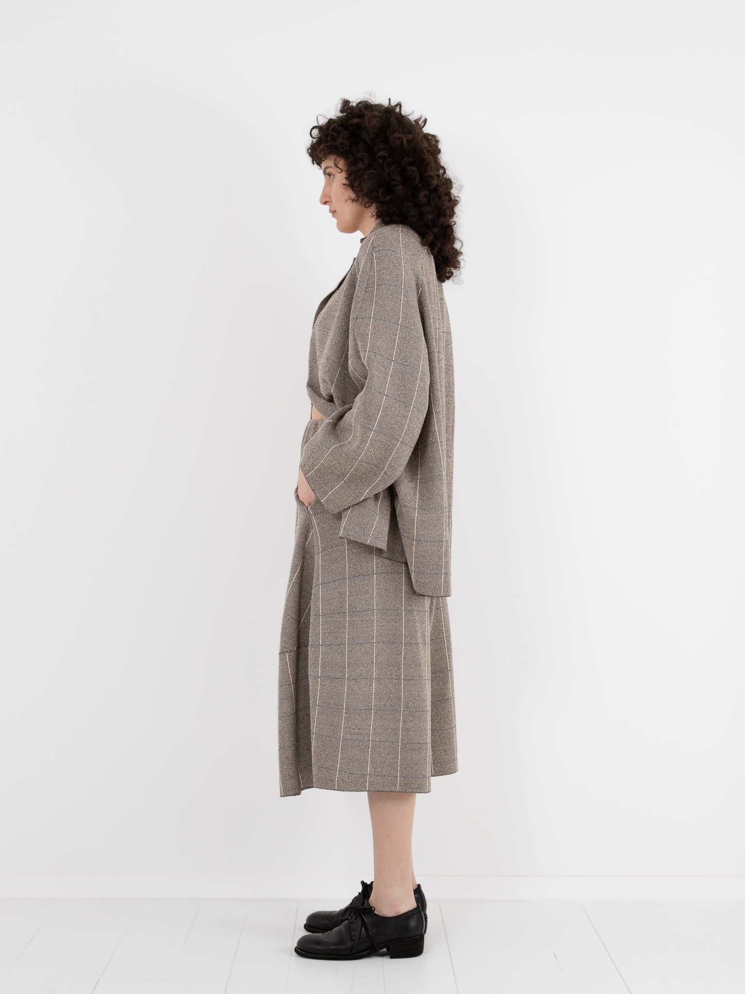Boboutic Writing Skirt Pants in Light Tweed - BOBOUTIC at Worthwhile - shop PANT
