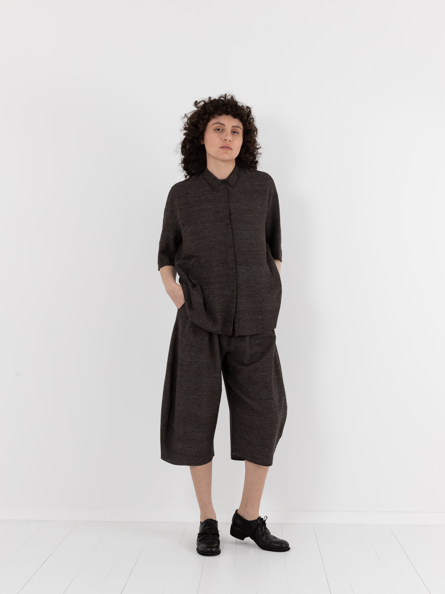 Boboutic Dressing Short Trousers in Gray Blue - BOBOUTIC at Worthwhile - shop PANT