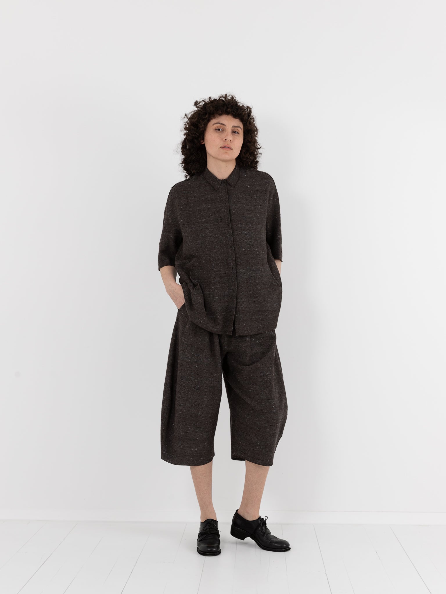 Boboutic Dressing Short Trousers in Gray Blue - BOBOUTIC at Worthwhile - shop PANT