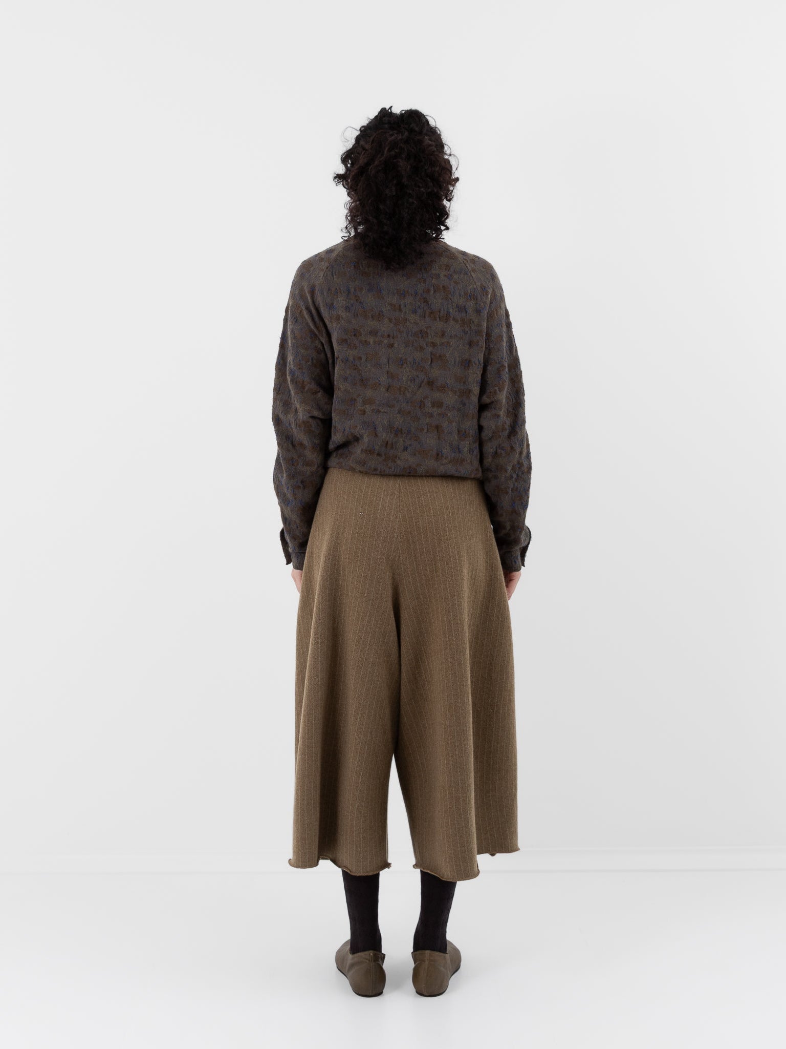 Boboutic Hypnosis Skirt-Pants in Bark Green - BOBOUTIC at Worthwhile - shop PANT