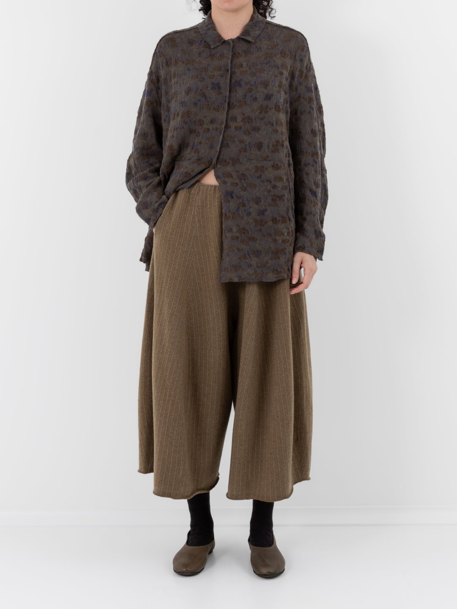 Boboutic Hypnosis Skirt-Pants in Bark Green - BOBOUTIC at Worthwhile - shop PANT