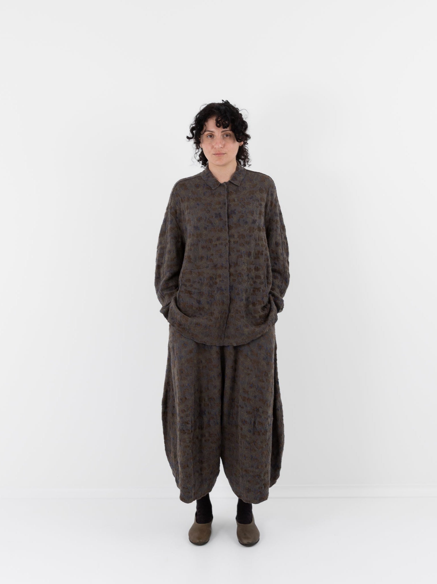 Boboutic Semina Skirt-Pants in Grey Moss Mix - BOBOUTIC at Worthwhile - shop PANT