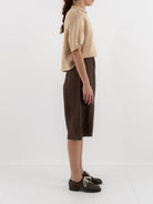 Boboutic Short Trousers in Brown/Nude - BOBOUTIC at Worthwhile - shop PANT