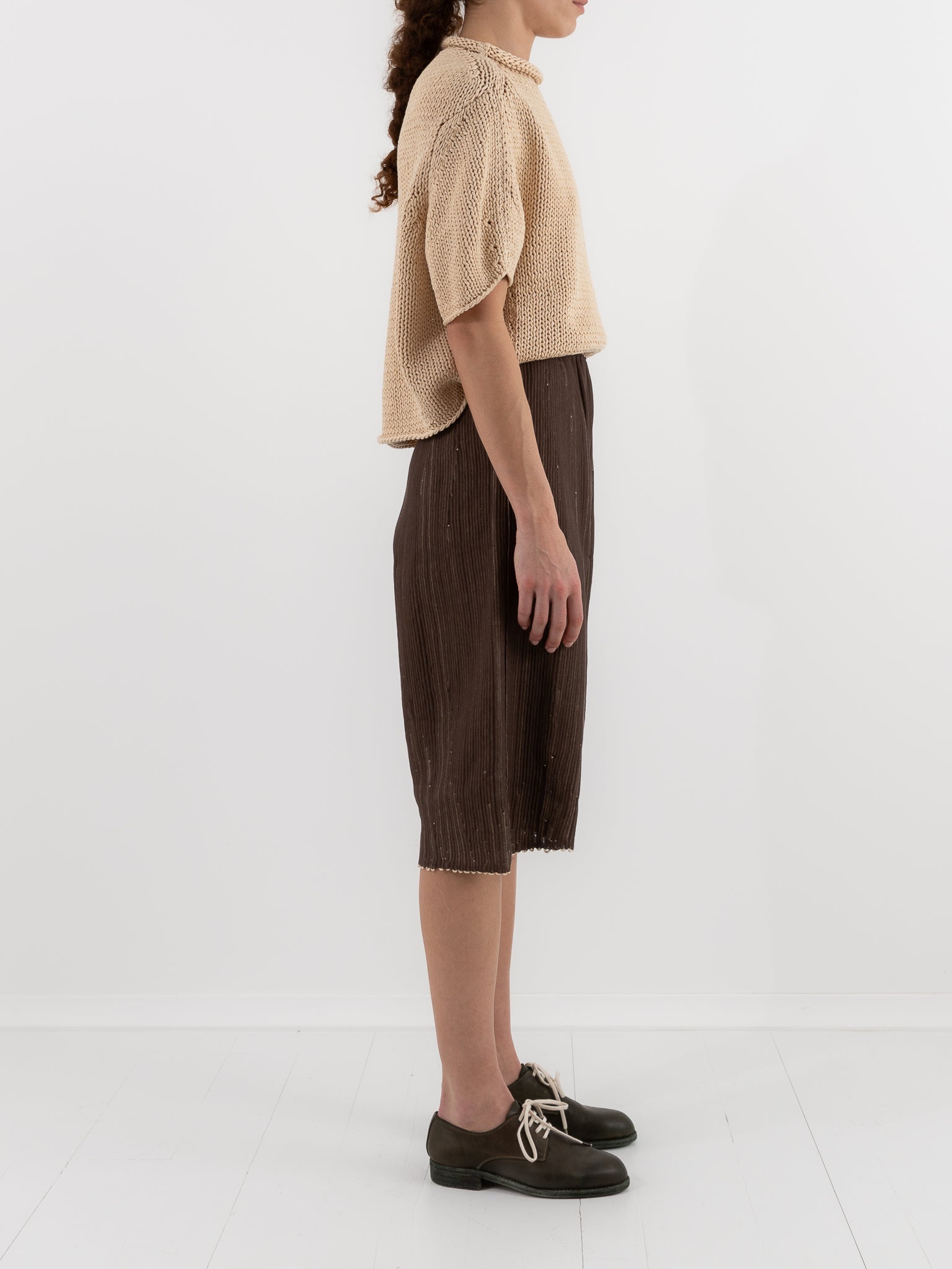 Boboutic Short Trousers in Brown/Nude - BOBOUTIC at Worthwhile - shop PANT