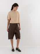 Boboutic Short Trousers in Brown/Nude - BOBOUTIC at Worthwhile - shop PANT
