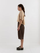 Boboutic Short Trousers in Brown/Nude - BOBOUTIC at Worthwhile - shop PANT