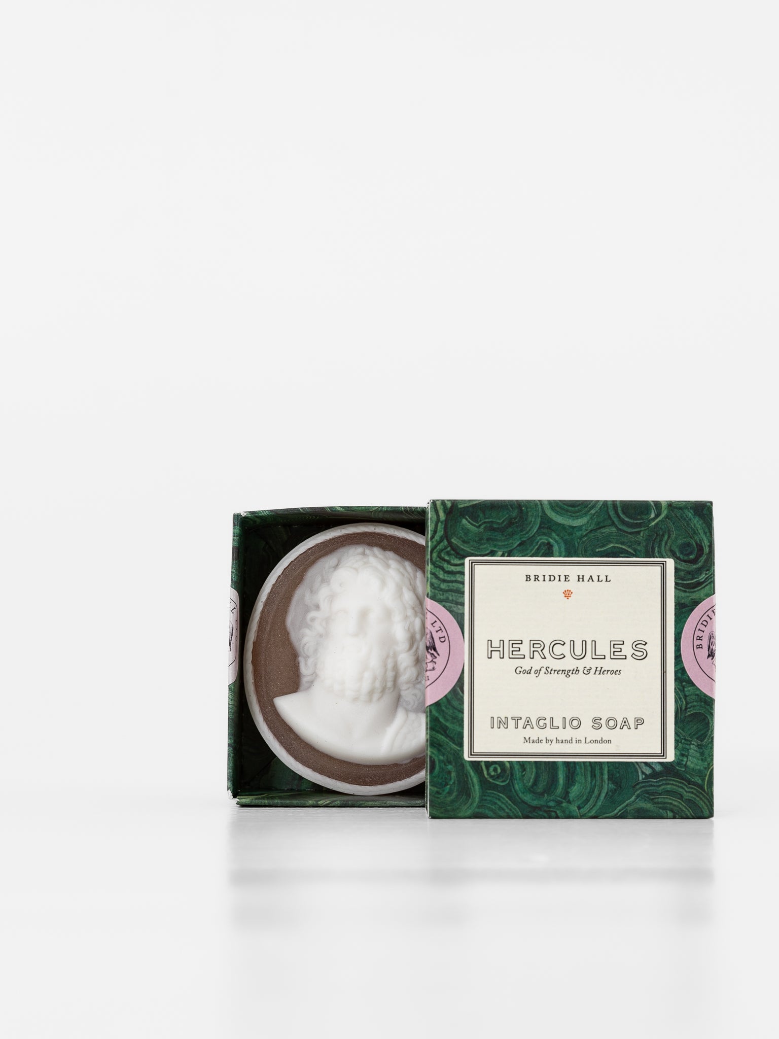 Bridie Hall Hercules Intaglio Soap, Cardamom & Mimosa - BRIDIE HALL at Worthwhile - shop SOAP