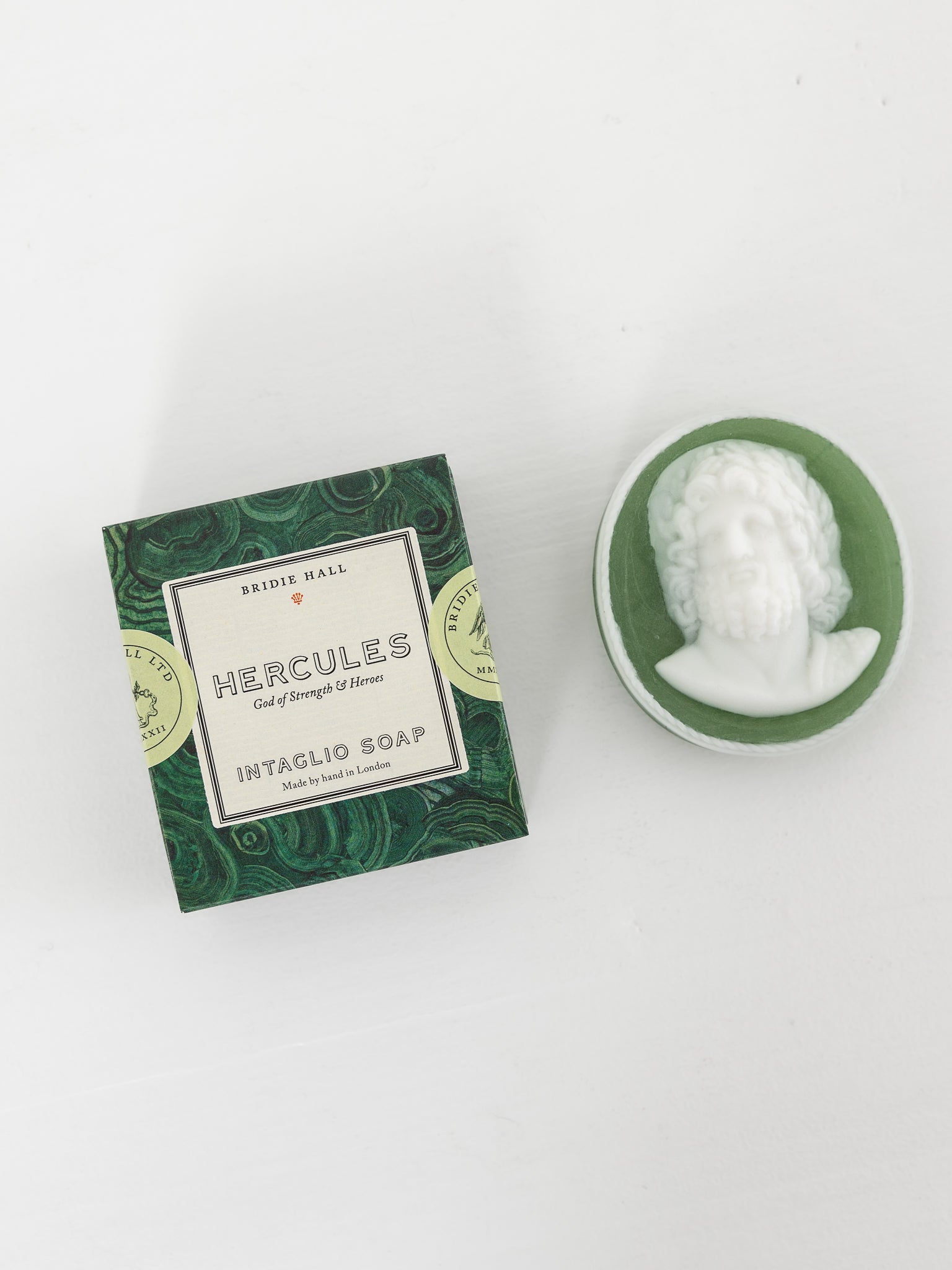 Bridie Hall Hercules Intaglio Soap, Eucalyptus - BRIDIE HALL at Worthwhile - shop SOAP