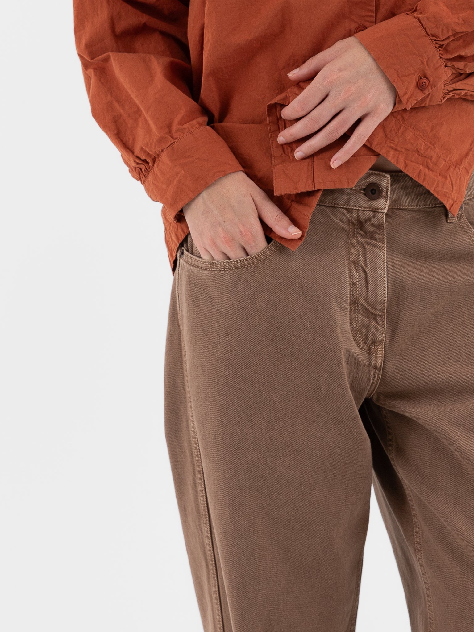 Casey Casey Paulo Pant in Mushroom - CASEY CASEY at Worthwhile - shop PANT
