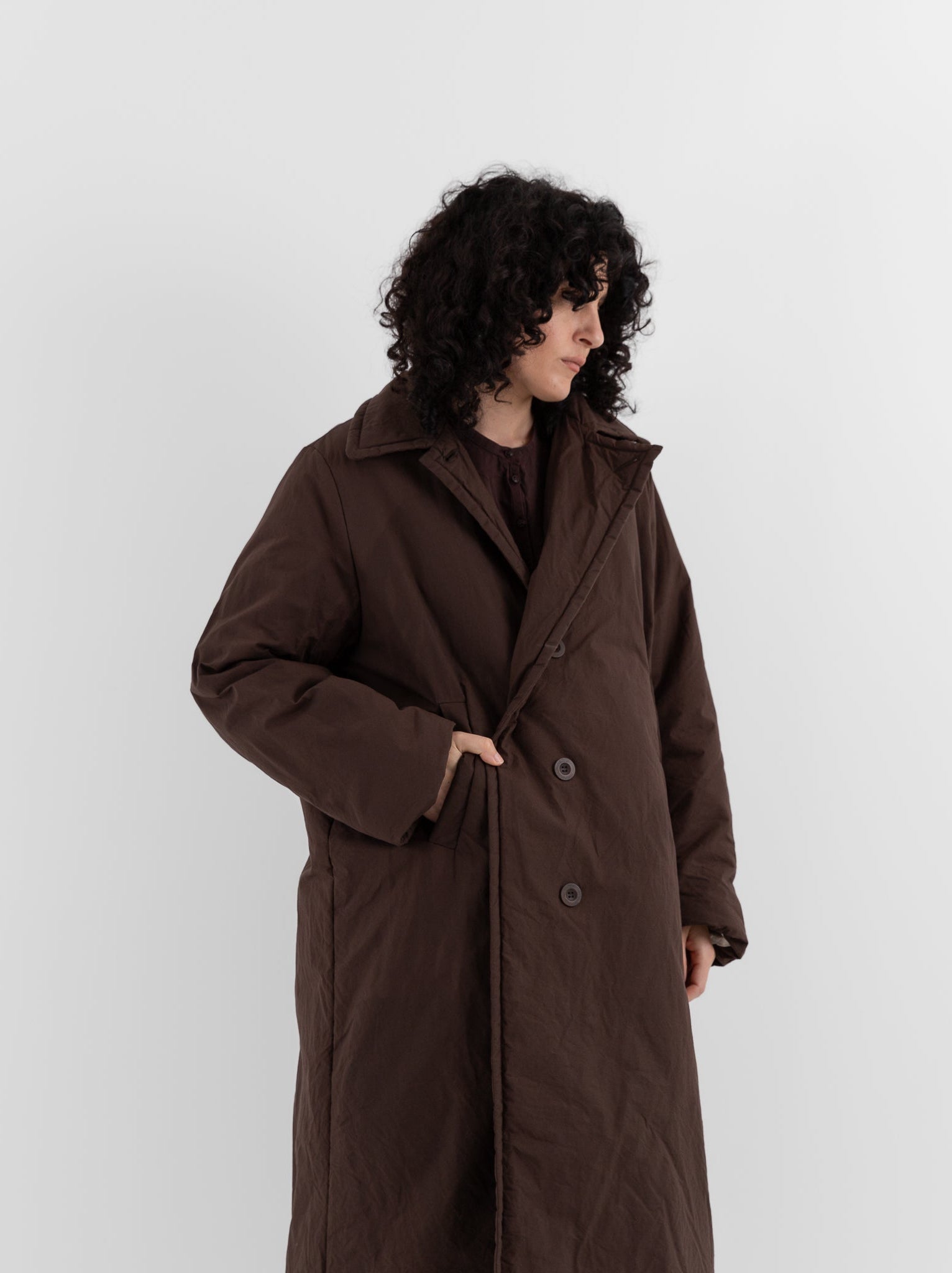Casey Casey Sally Coat in Ebony - CASEY CASEY at Worthwhile - shop COAT