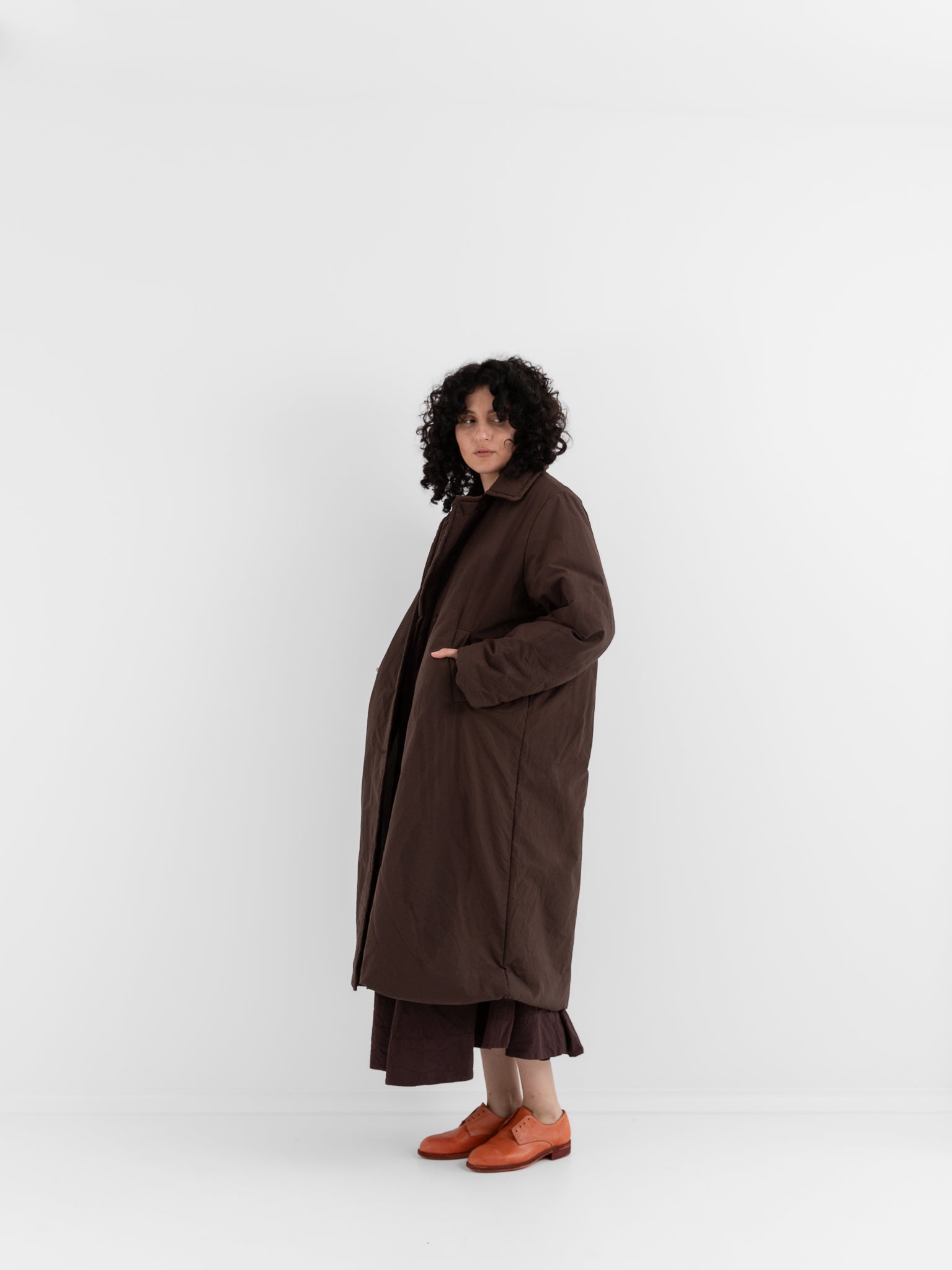 Casey Casey Sally Coat in Ebony - CASEY CASEY at Worthwhile - shop COAT