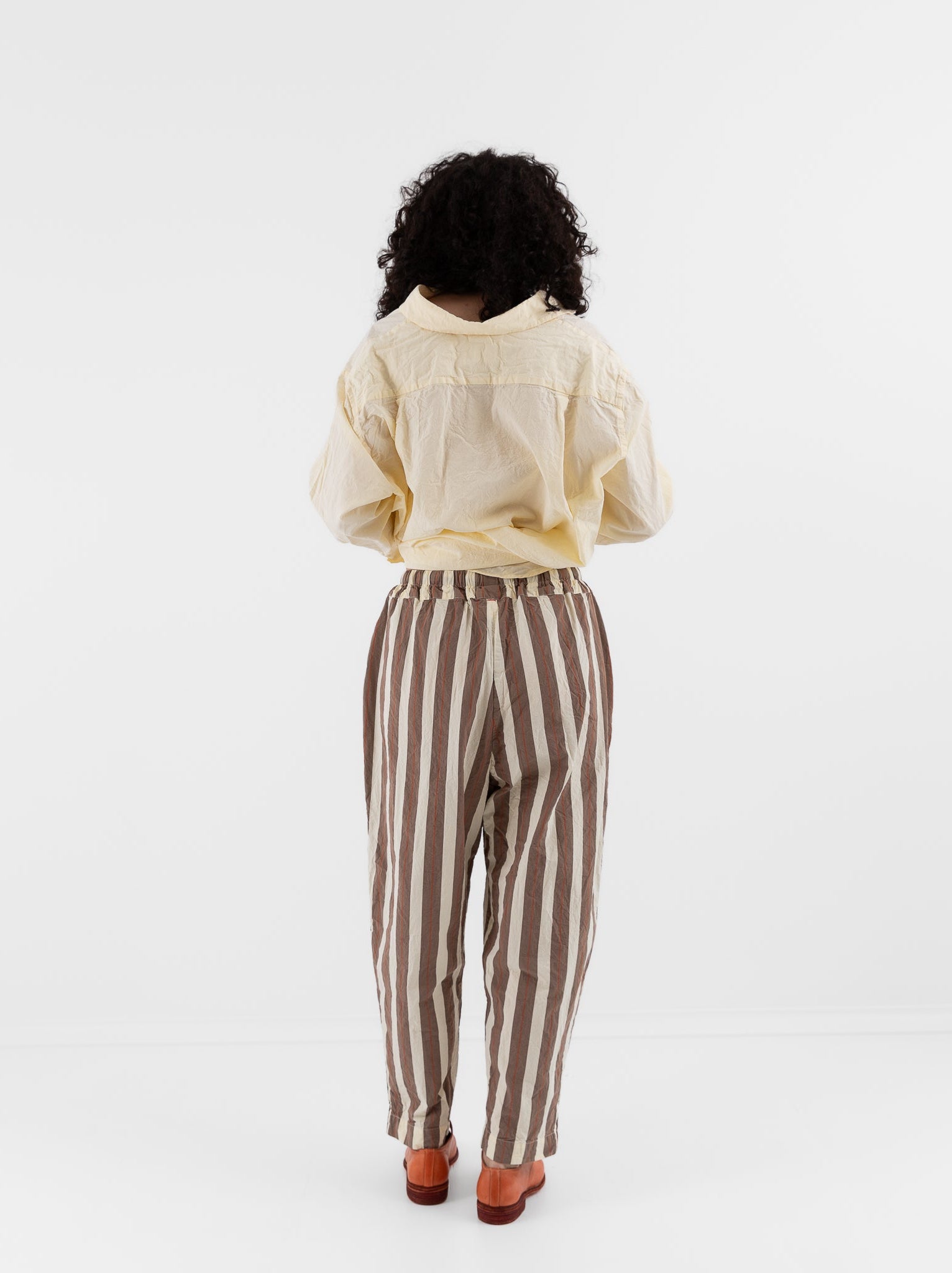 Casey Casey Tippy Pant in Beige Stripe - CASEY CASEY at Worthwhile - shop PANT