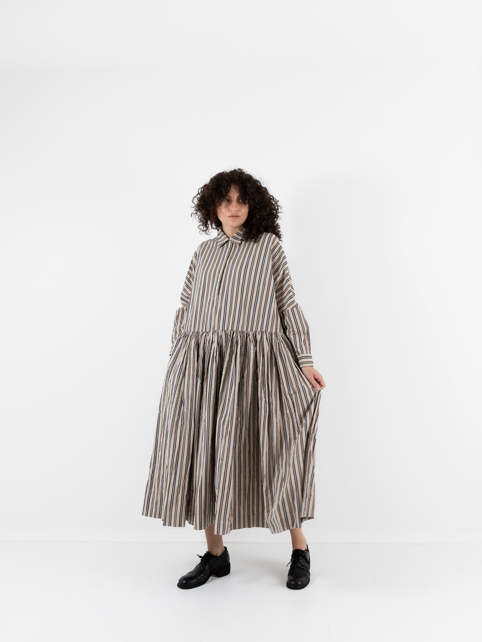 Casey Casey Saint Roch Dress in Stripe No. 4 - CASEY CASEY at Worthwhile - shop DRESS