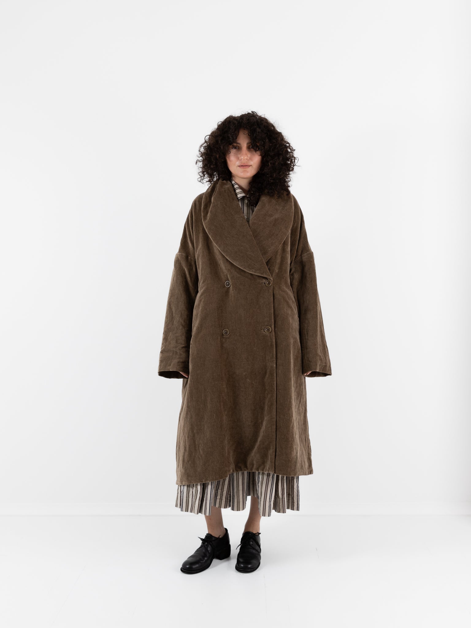 Casey Casey Great Coat in Taupe - CASEY CASEY at Worthwhile - shop COAT