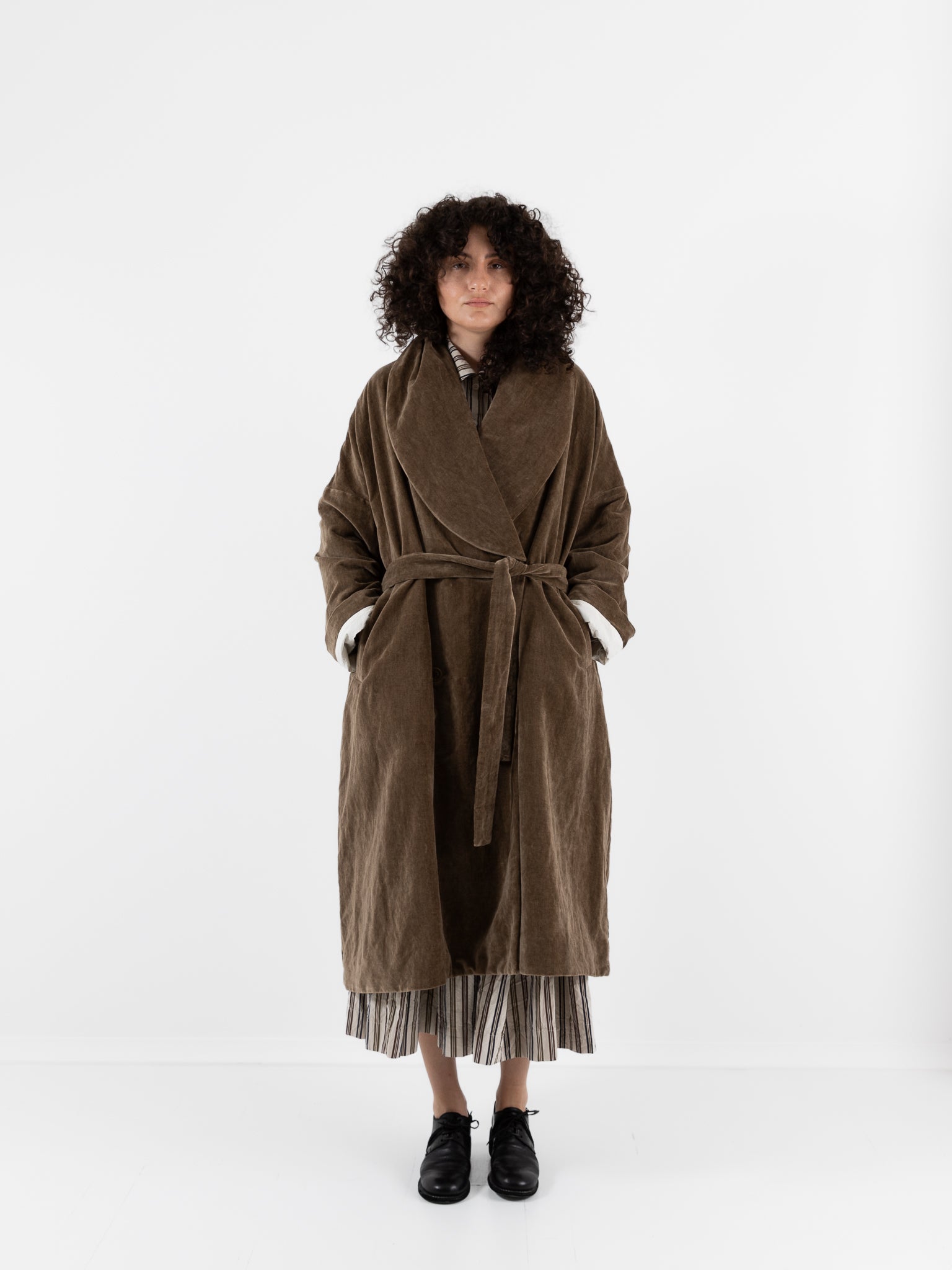 Casey Casey Great Coat in Taupe - CASEY CASEY at Worthwhile - shop COAT