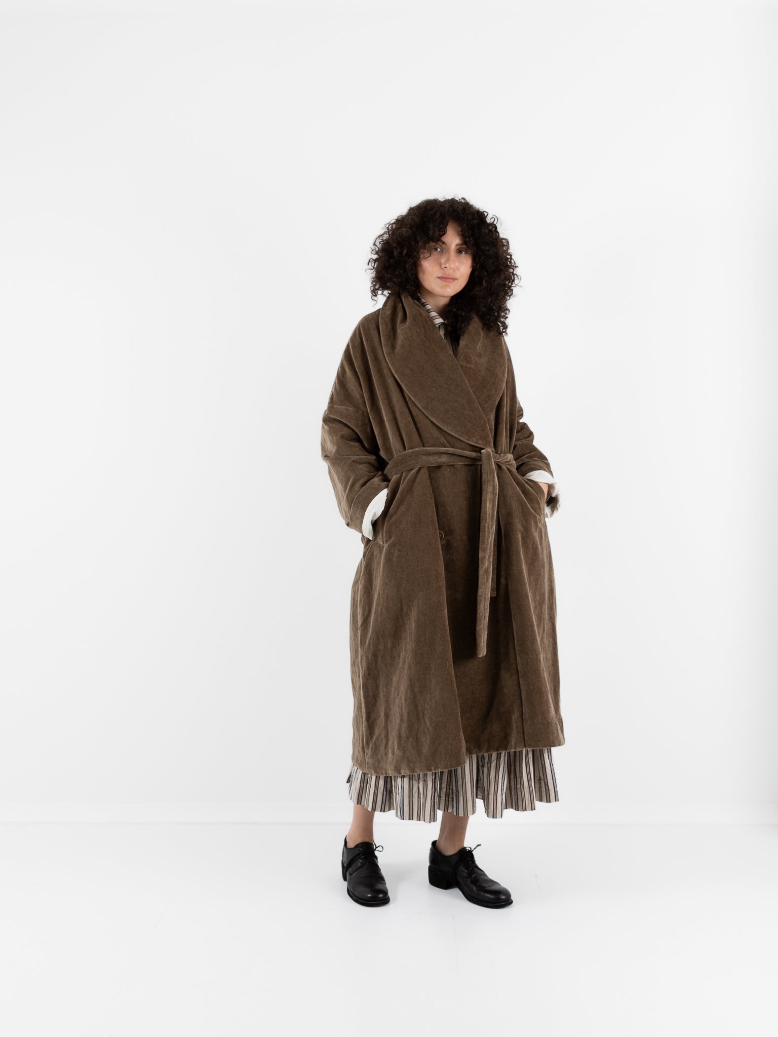 Casey Casey Great Coat in Taupe - CASEY CASEY at Worthwhile - shop COAT