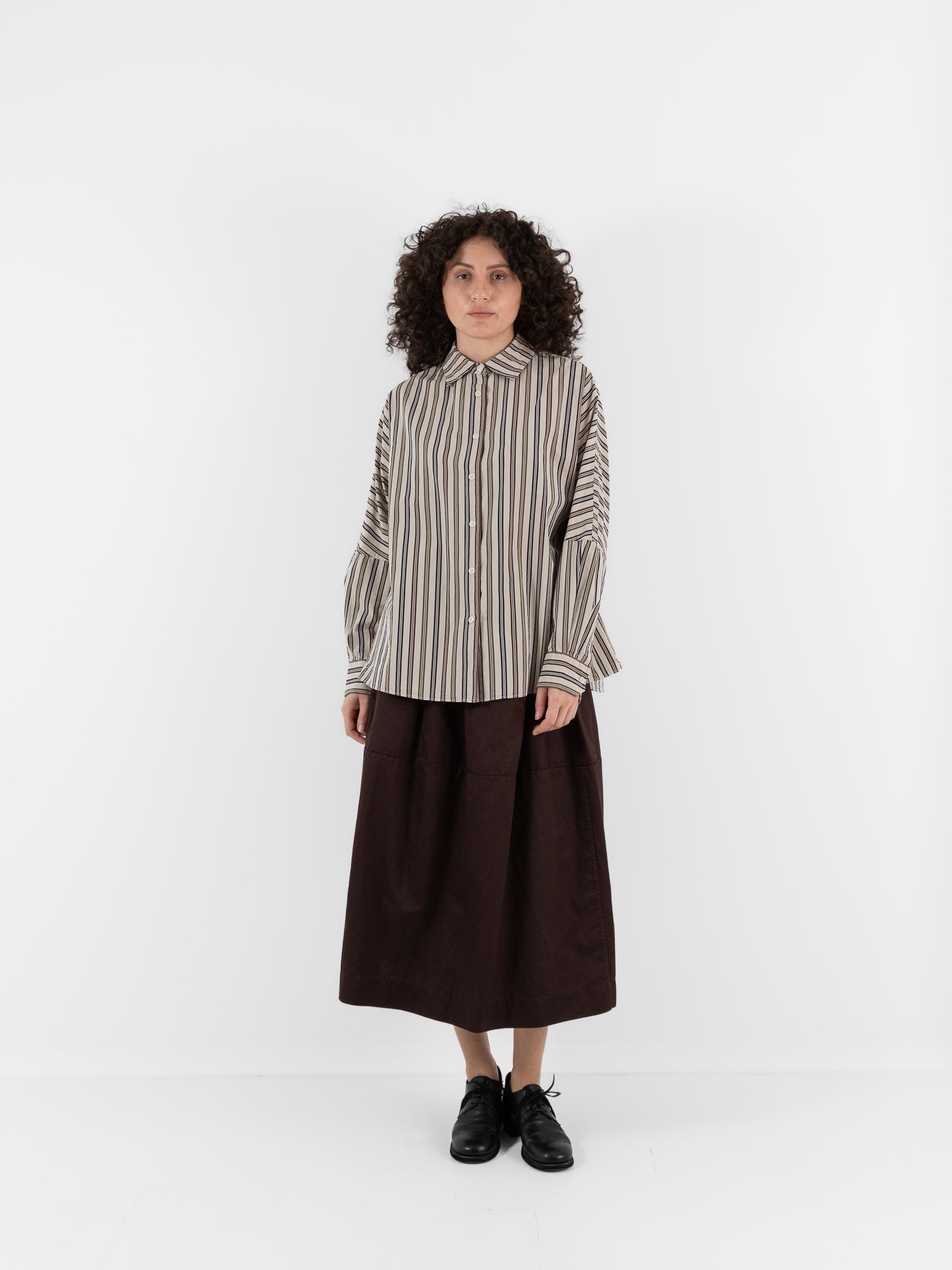 Casey Casey Waga Shirt in No. 4 Stripe - CASEY CASEY at Worthwhile - shop TOP