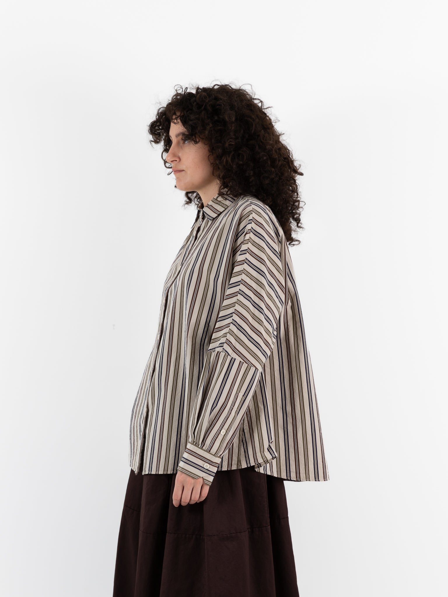 Casey Casey Waga Shirt in No. 4 Stripe - CASEY CASEY at Worthwhile - shop TOP