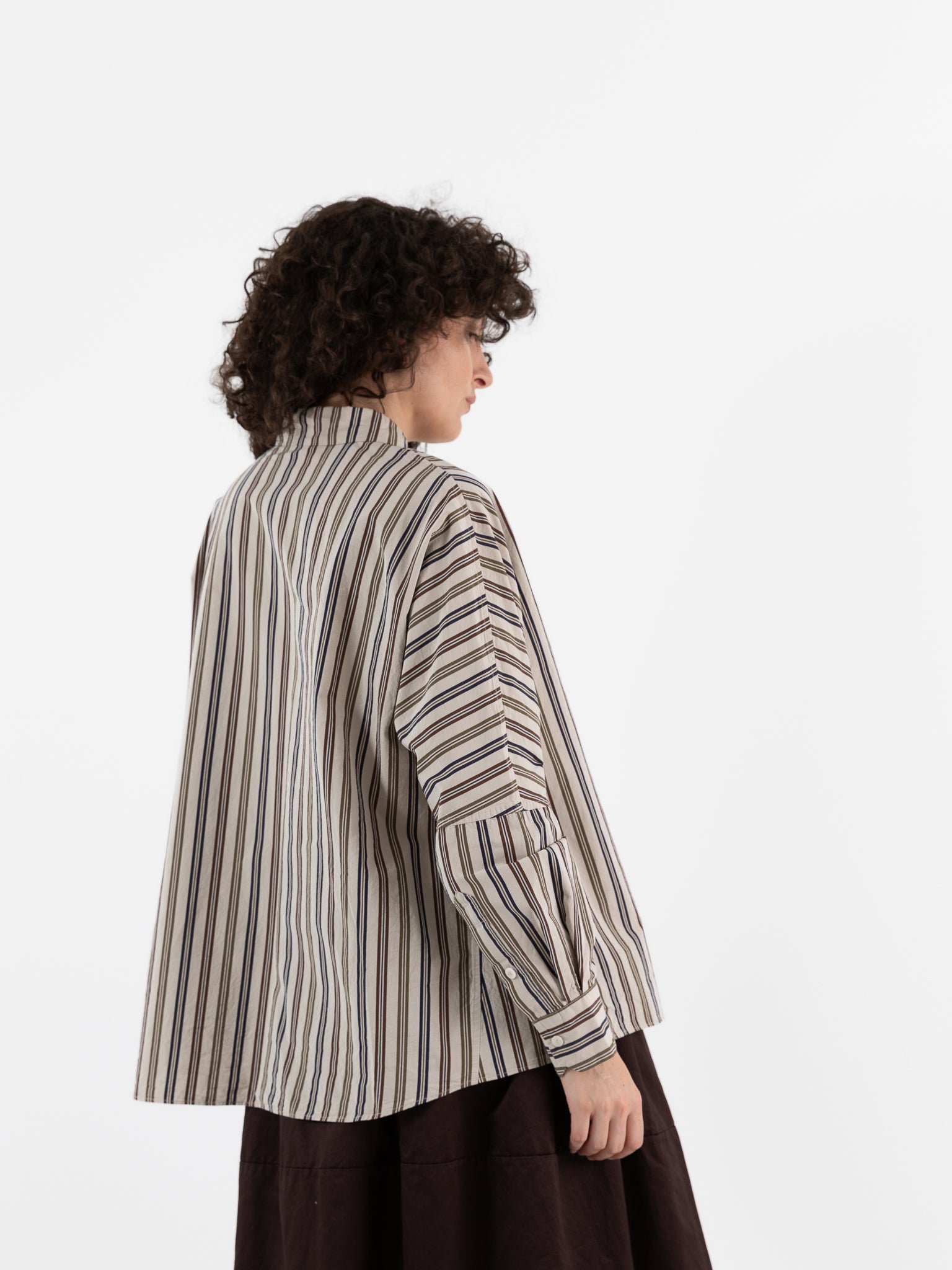 Casey Casey Waga Shirt in No. 4 Stripe - CASEY CASEY at Worthwhile - shop TOP