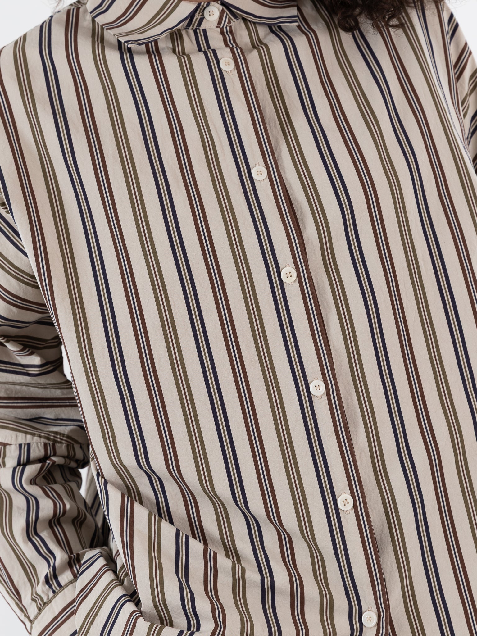 Casey Casey Waga Shirt in No. 4 Stripe - CASEY CASEY at Worthwhile - shop TOP