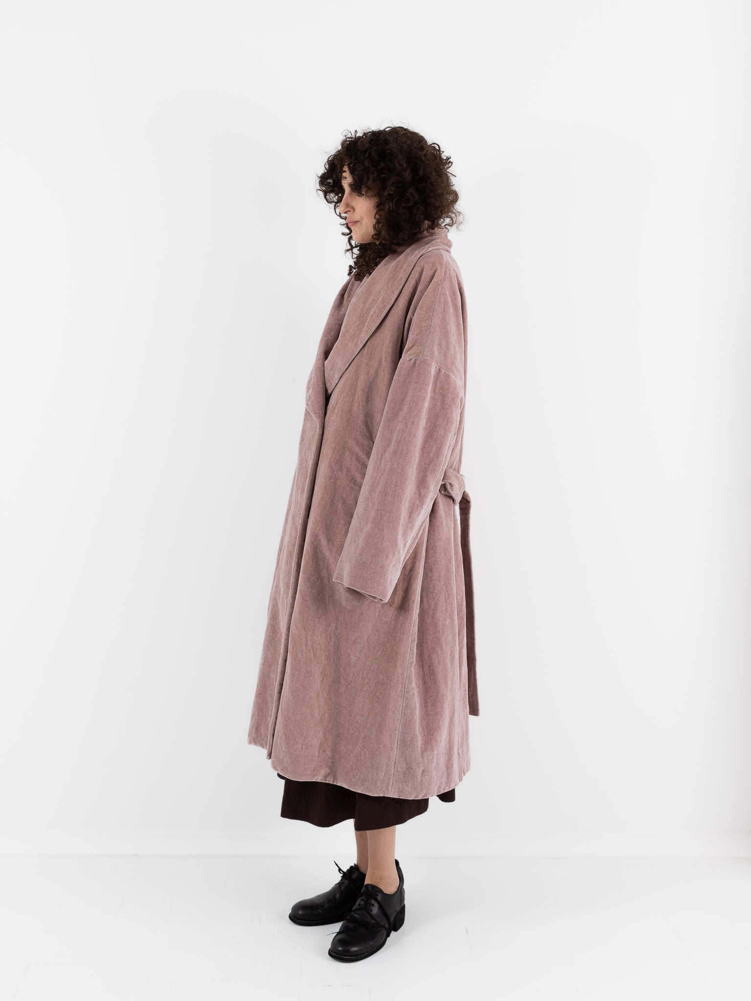 Casey Casey Great Coat in Dusty Pink - CASEY CASEY at Worthwhile - shop COAT