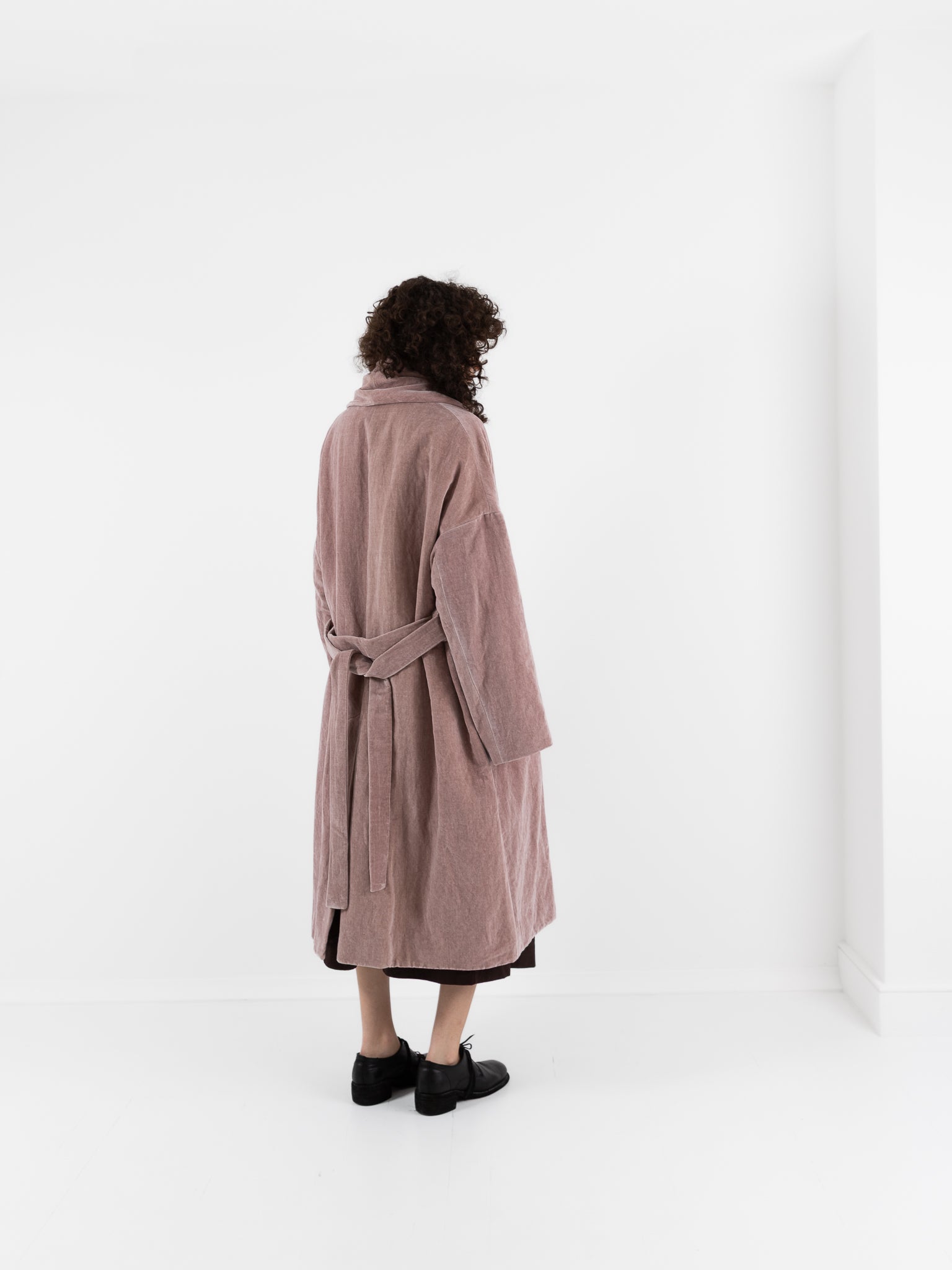 Casey Casey Great Coat in Dusty Pink - CASEY CASEY at Worthwhile - shop COAT
