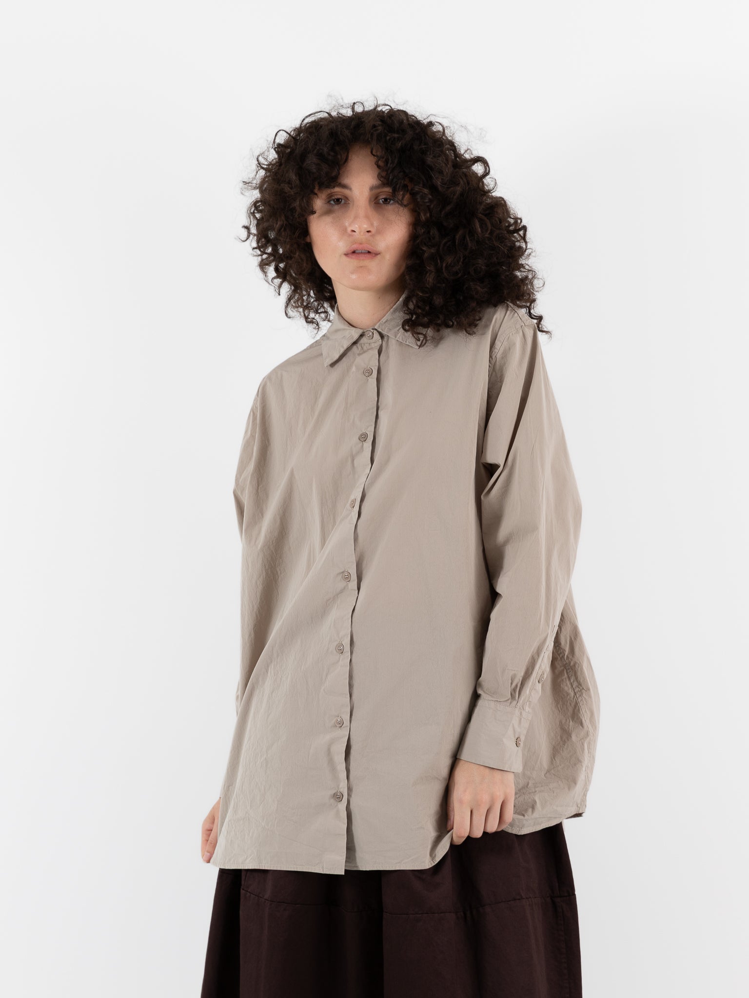 Casey Casey Pi Shirt in Mastic - CASEY CASEY at Worthwhile - shop TOP