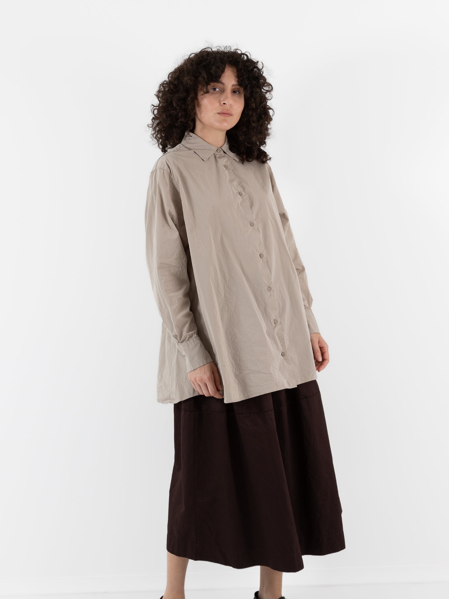 Casey Casey Pi Shirt in Mastic - CASEY CASEY at Worthwhile - shop TOP