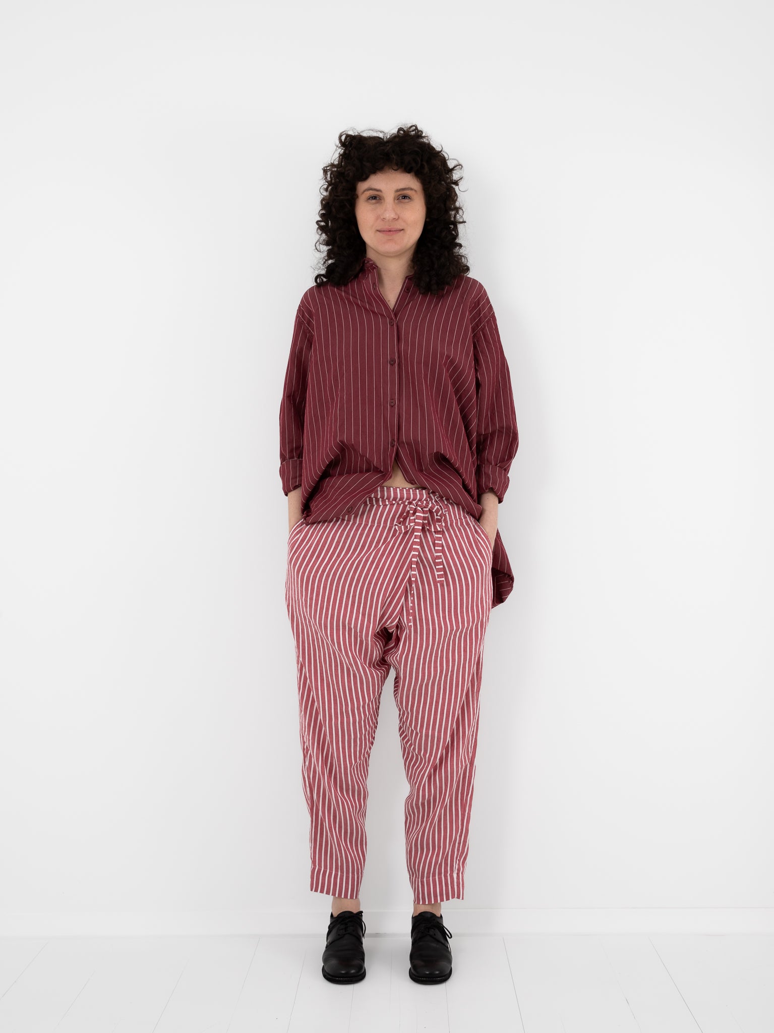 Casey Casey Tied Sarouel Pant in Stripe No. 2 - CASEY CASEY at Worthwhile - shop PANT