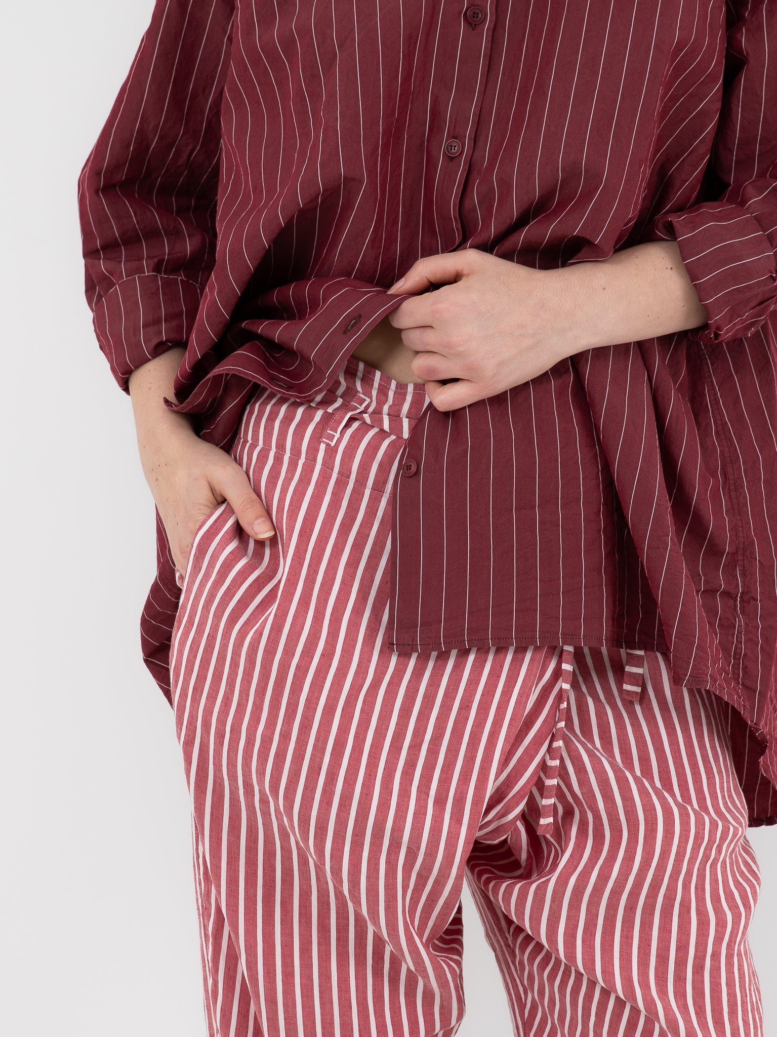 Casey Casey Tied Sarouel Pant in Stripe No. 2 - CASEY CASEY at Worthwhile - shop PANT