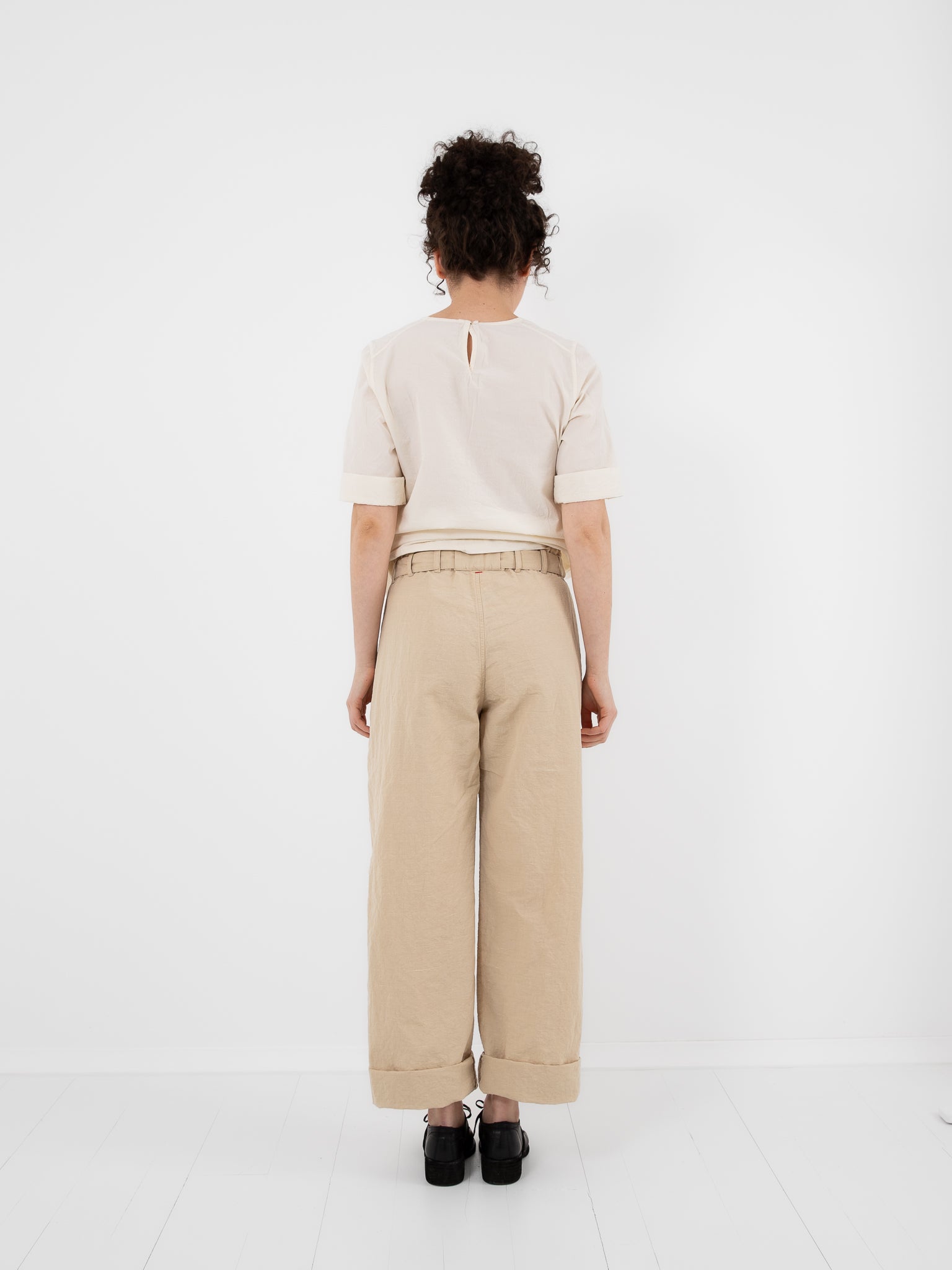 Casey Casey Row Pant in Ivory - CASEY CASEY at Worthwhile - shop PANT