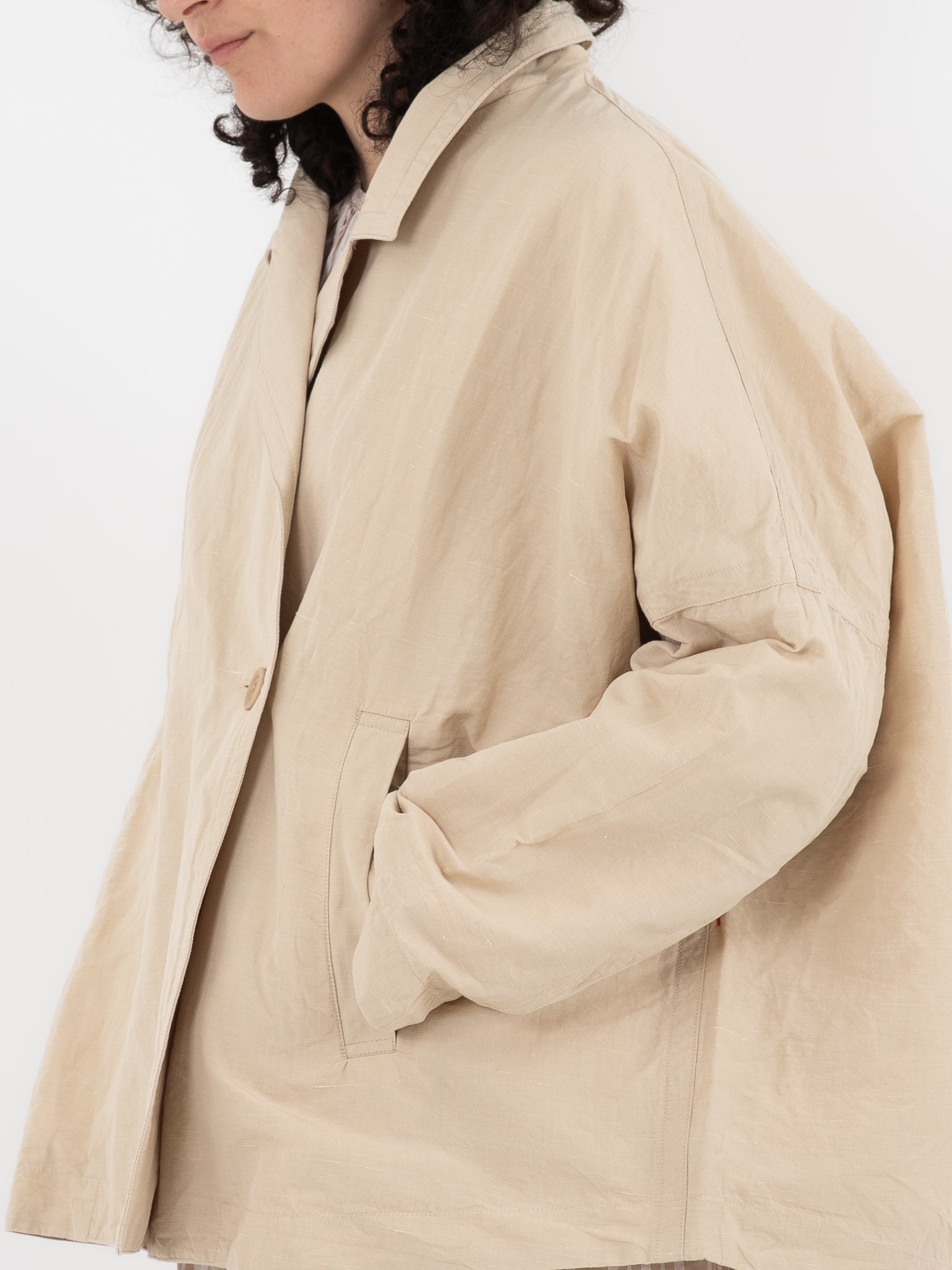 Casey Casey Frances Jacket in Ivory - CASEY CASEY at Worthwhile - shop JACKET