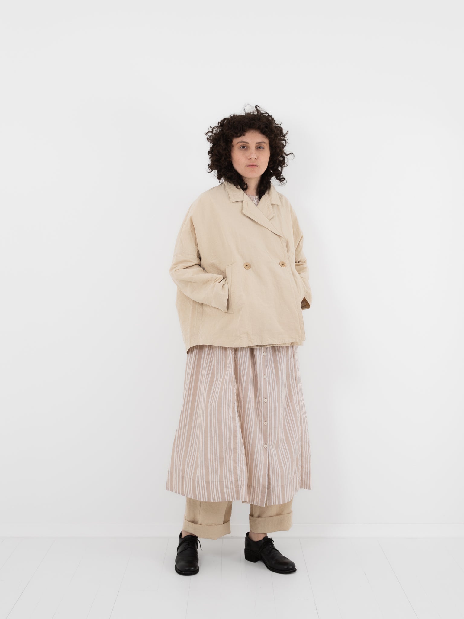 Casey Casey Frances Jacket in Ivory - CASEY CASEY at Worthwhile - shop JACKET