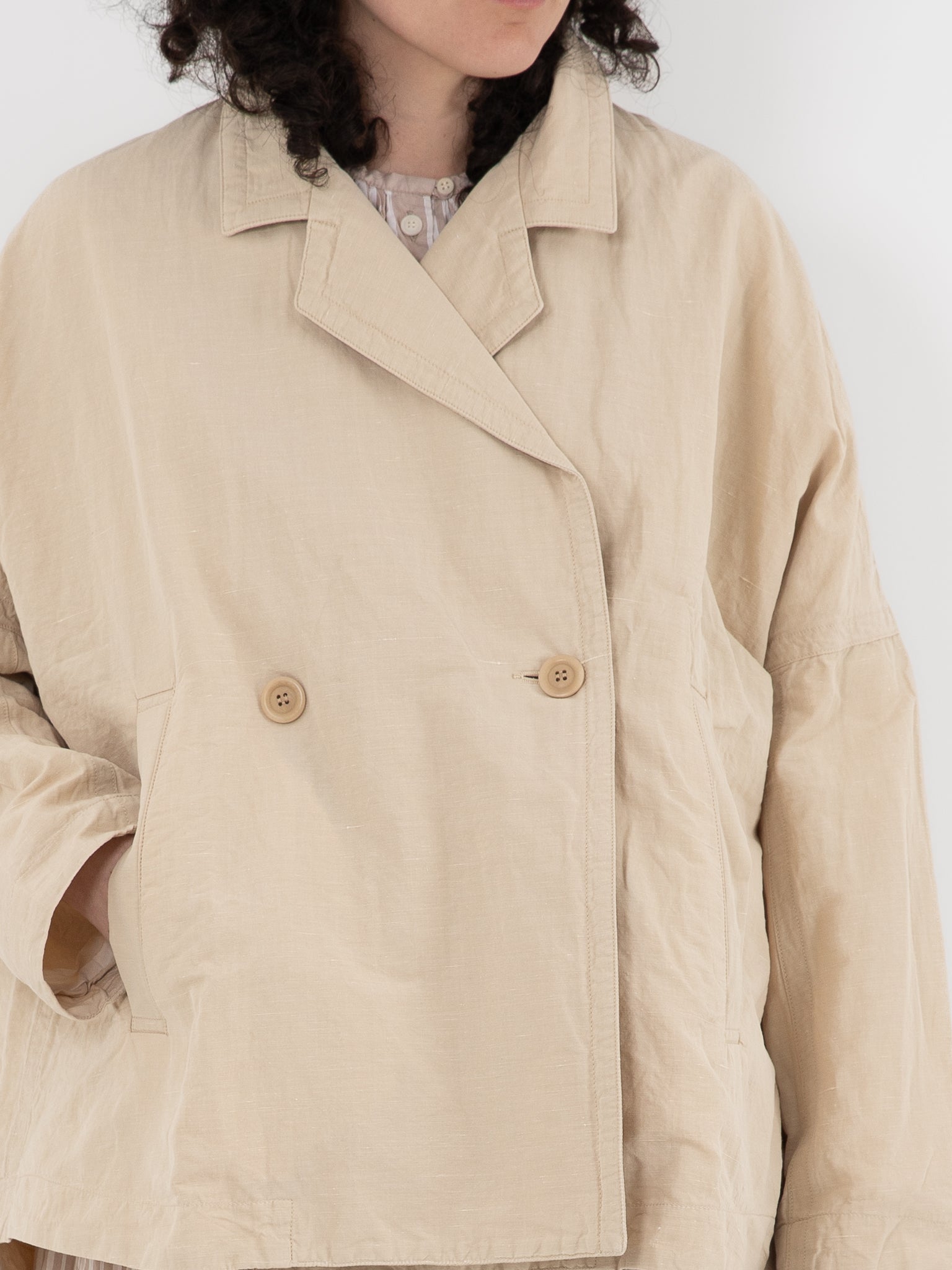 Casey Casey Frances Jacket in Ivory - CASEY CASEY at Worthwhile - shop JACKET