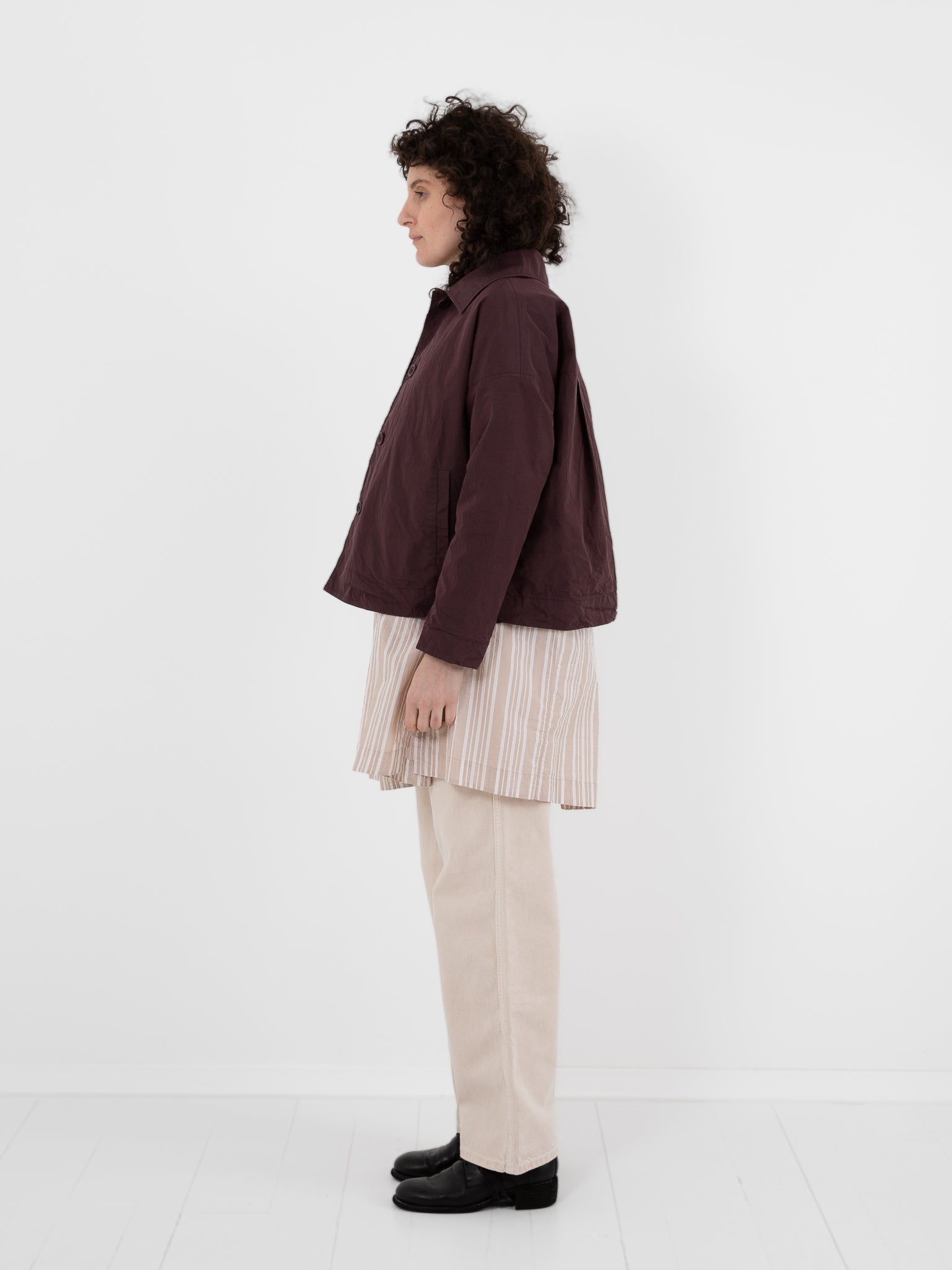 Casey Casey Juliette Jacket in Wine - CASEY CASEY at Worthwhile - shop JACKET