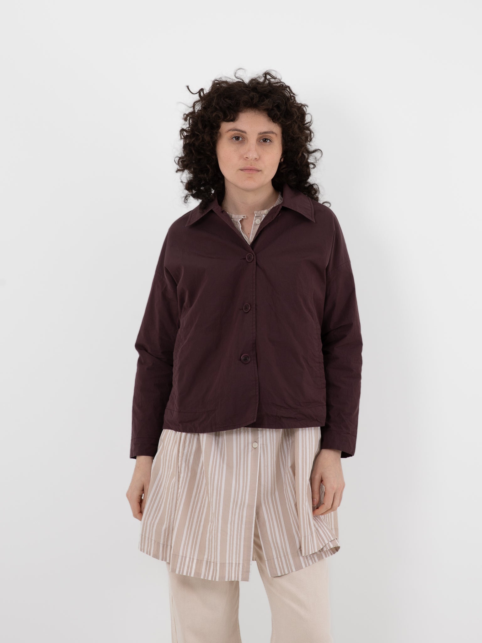 Casey Casey Juliette Jacket in Wine - CASEY CASEY at Worthwhile - shop JACKET