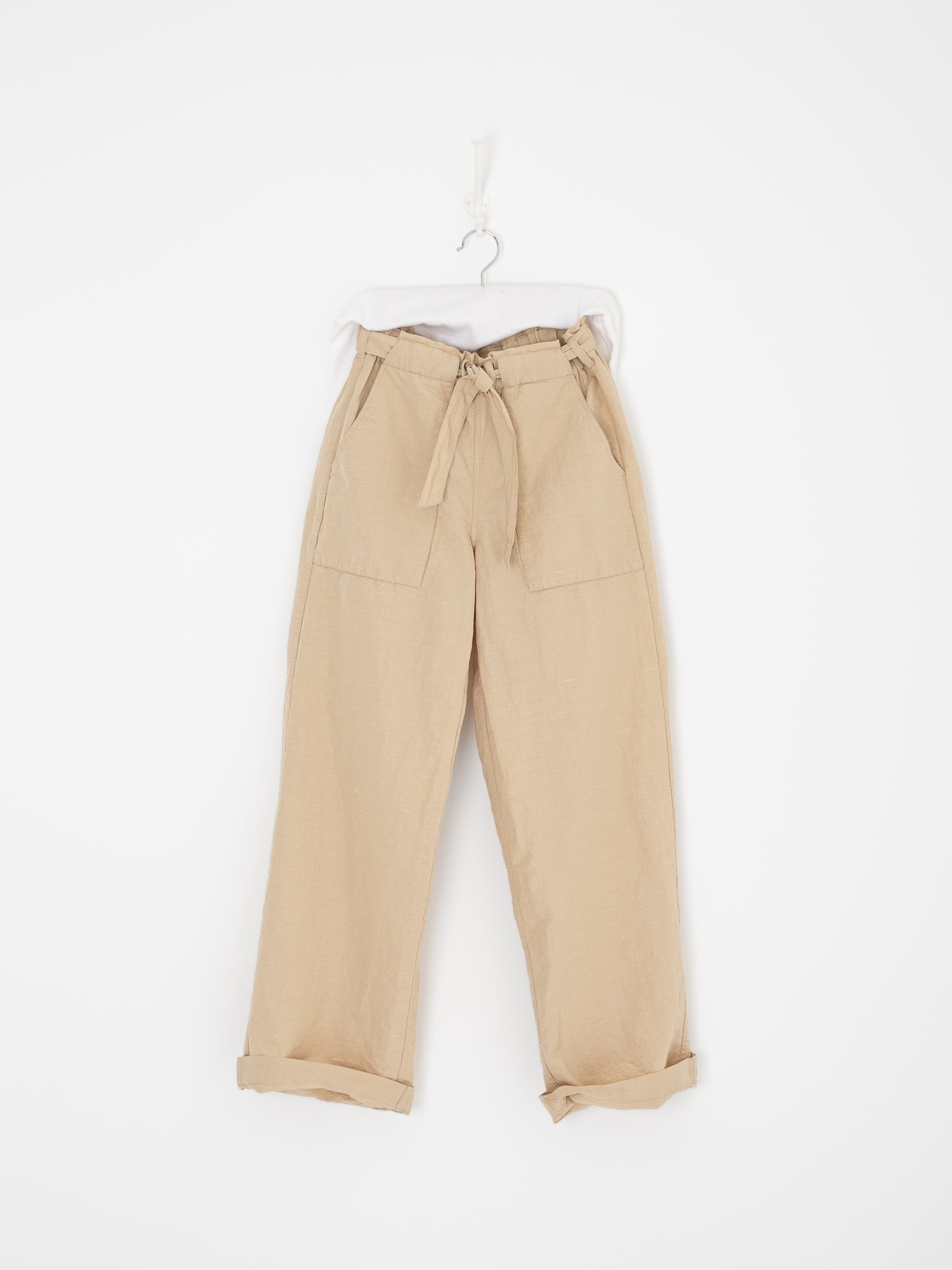 Casey Casey Row Pant in Ivory - CASEY CASEY at Worthwhile - shop PANT