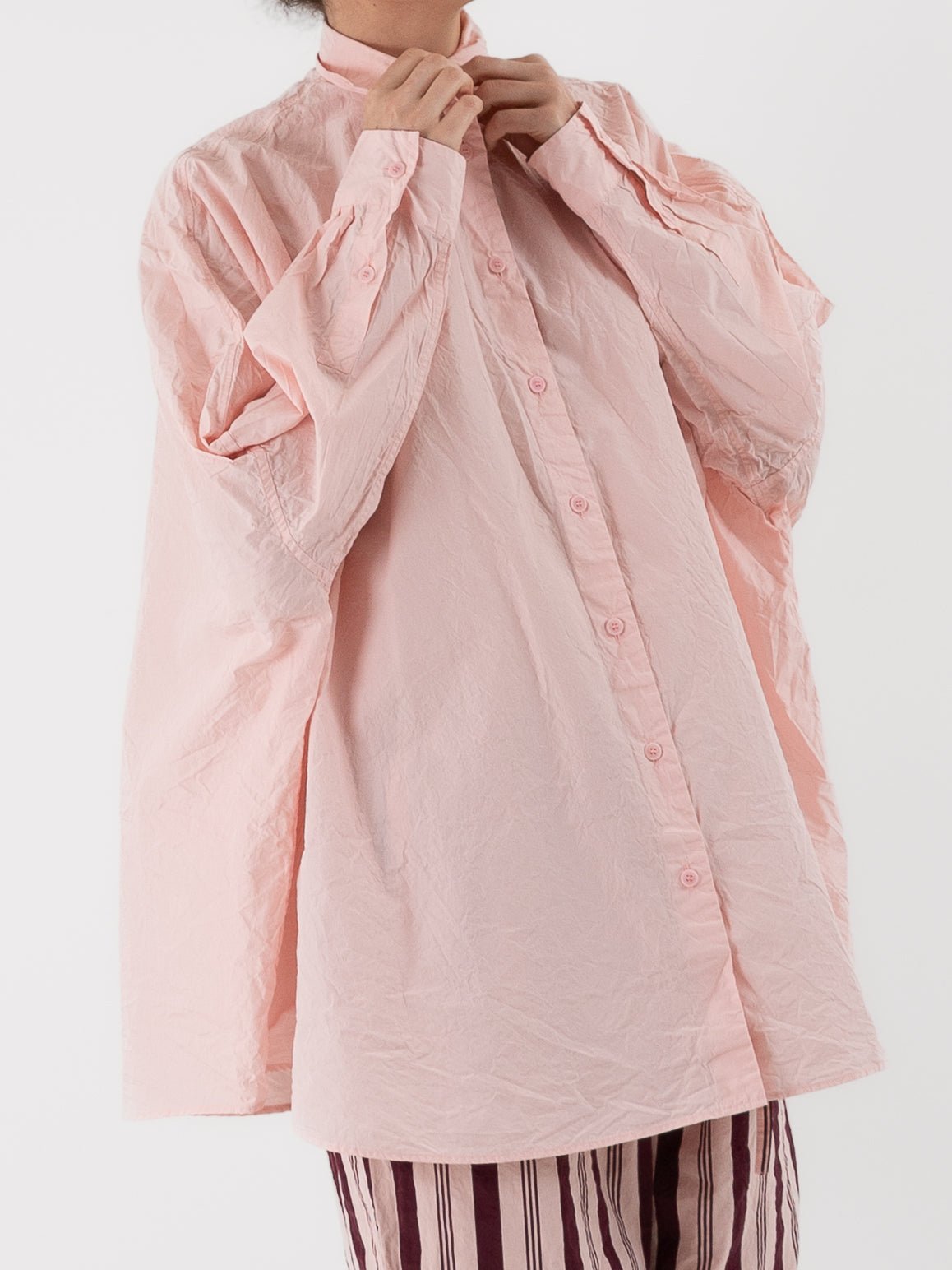 Casey Casey Atomless Shirt in Pink - CASEY CASEY at Worthwhile - shop TOP