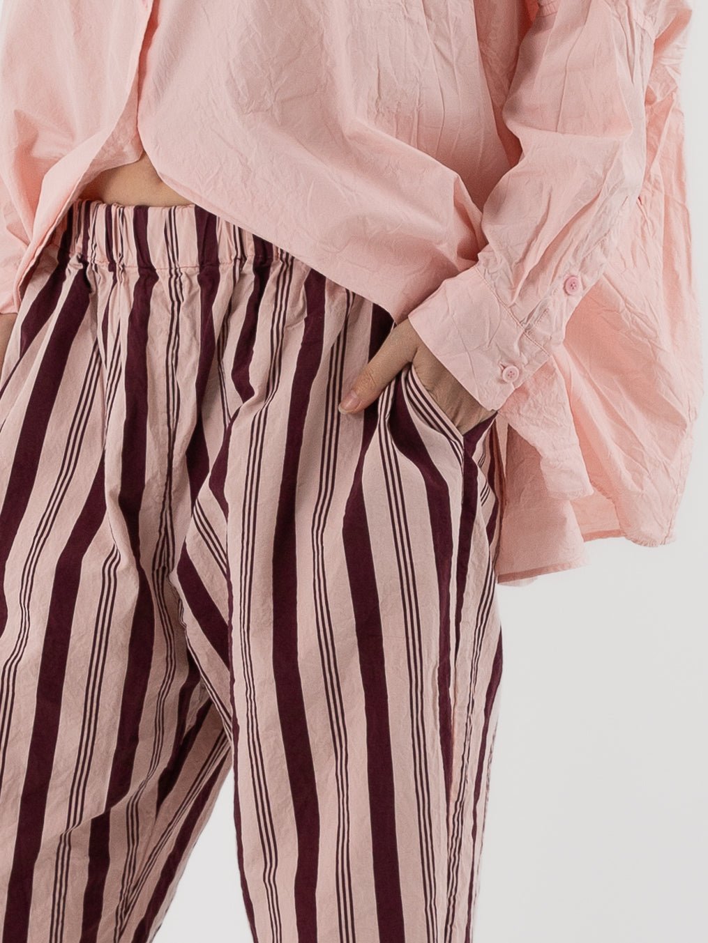 Casey Casey Simple Pant in Stripe - CASEY CASEY at Worthwhile - shop PANT
