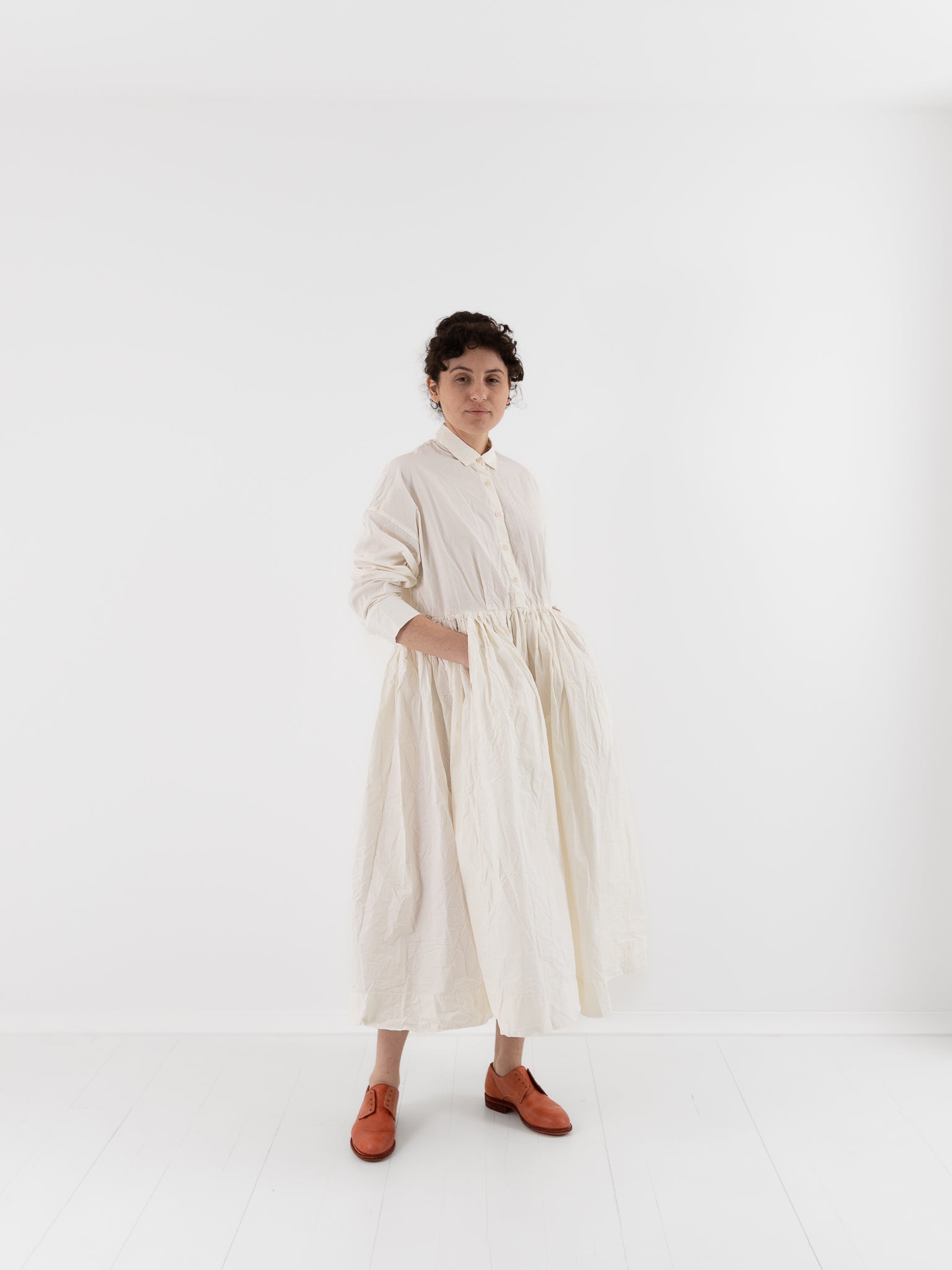 Casey Casey Stephanie Dress in Off White - CASEY CASEY at Worthwhile - shop DRESS