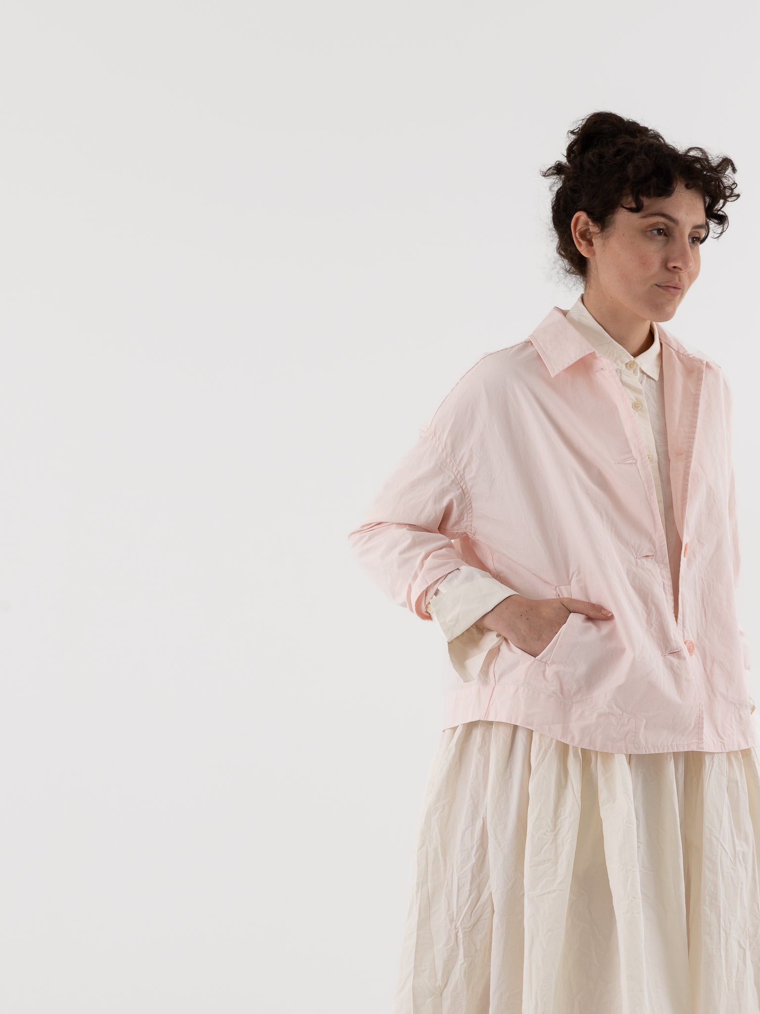 Casey Casey Juliette Jacket in Sakura Pink - CASEY CASEY at Worthwhile - shop JACKET