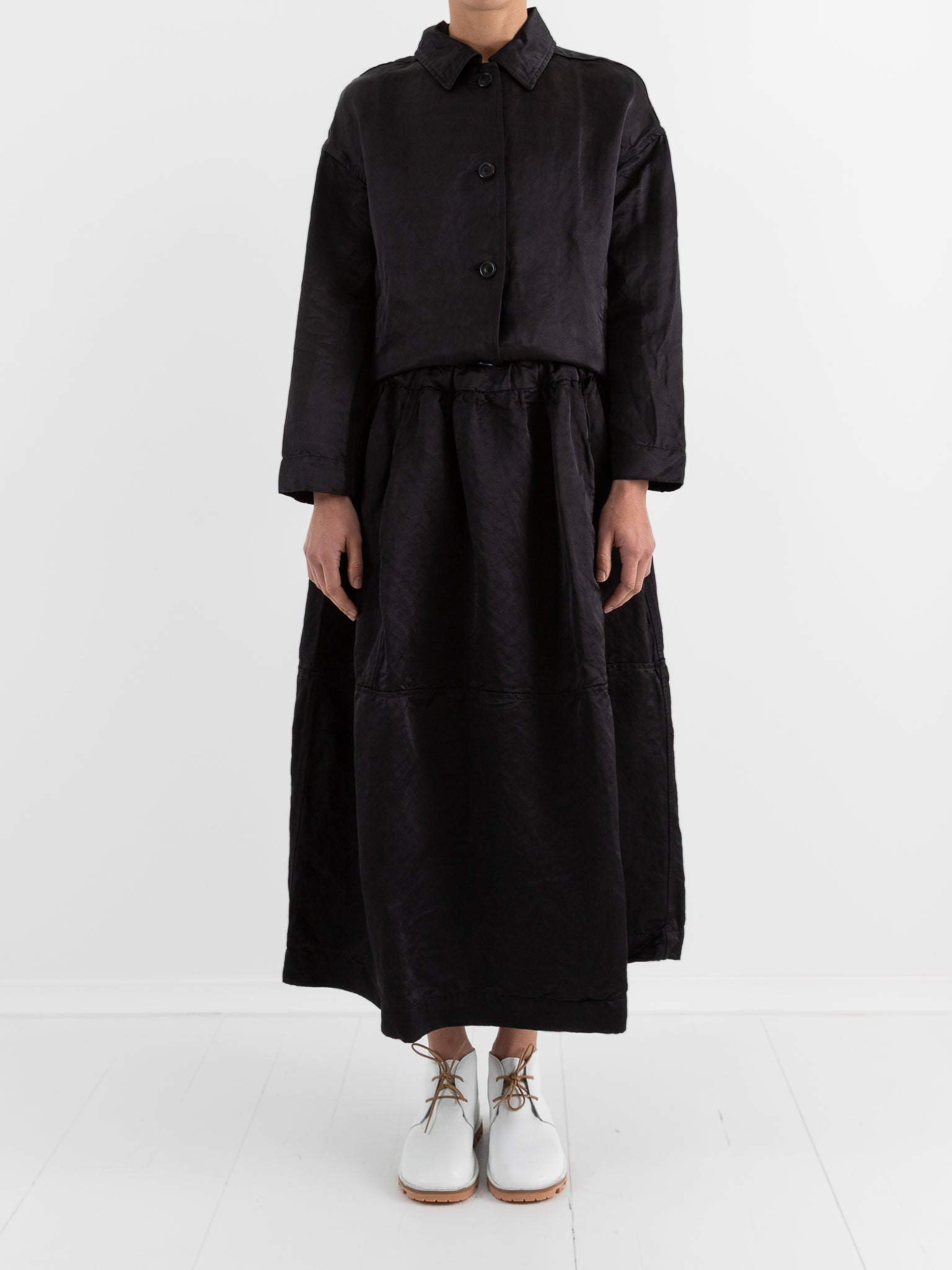 Casey Casey Puffy Skirt in Night - CASEY CASEY at Worthwhile - shop SKIRT