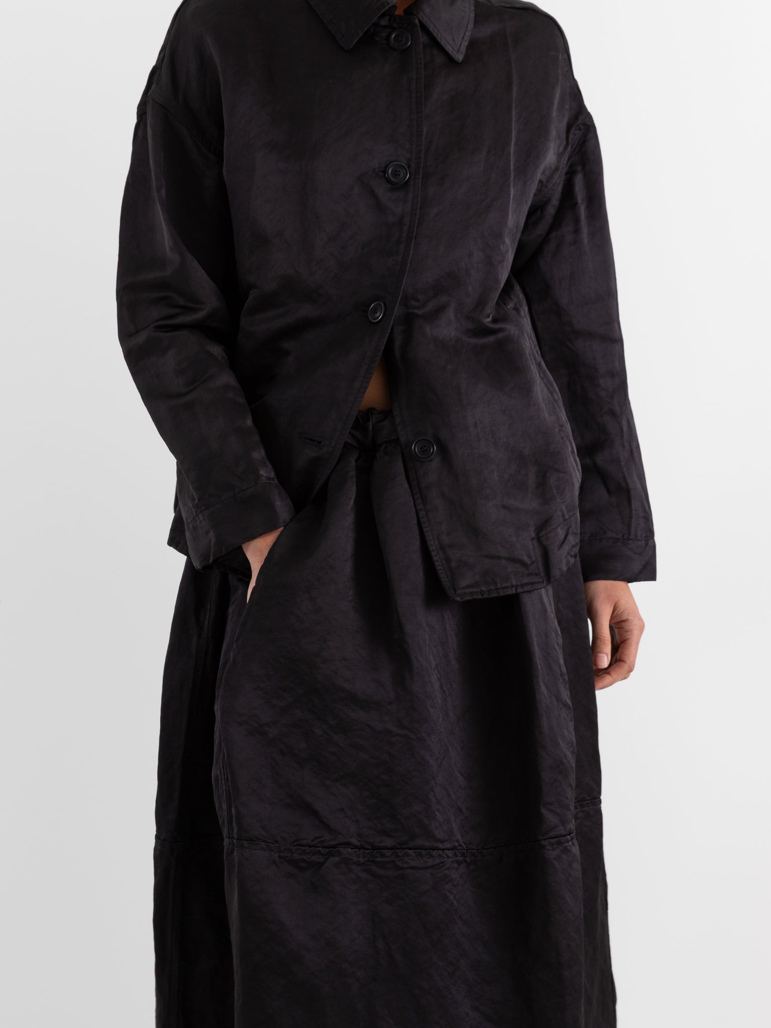 Casey Casey Puffy Skirt in Night - CASEY CASEY at Worthwhile - shop SKIRT