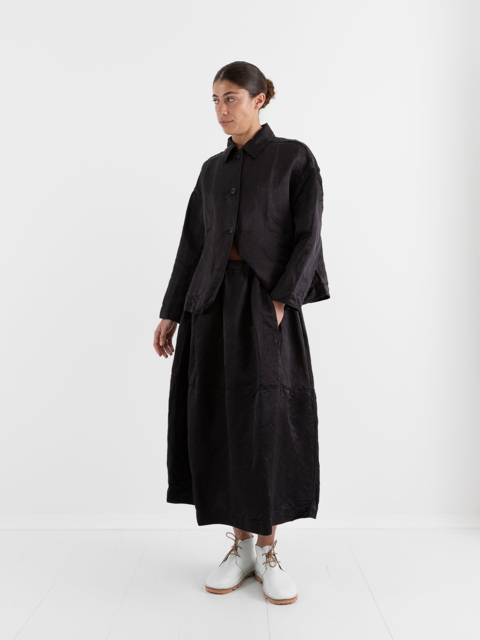 Casey Casey Puffy Skirt in Night - CASEY CASEY at Worthwhile - shop SKIRT