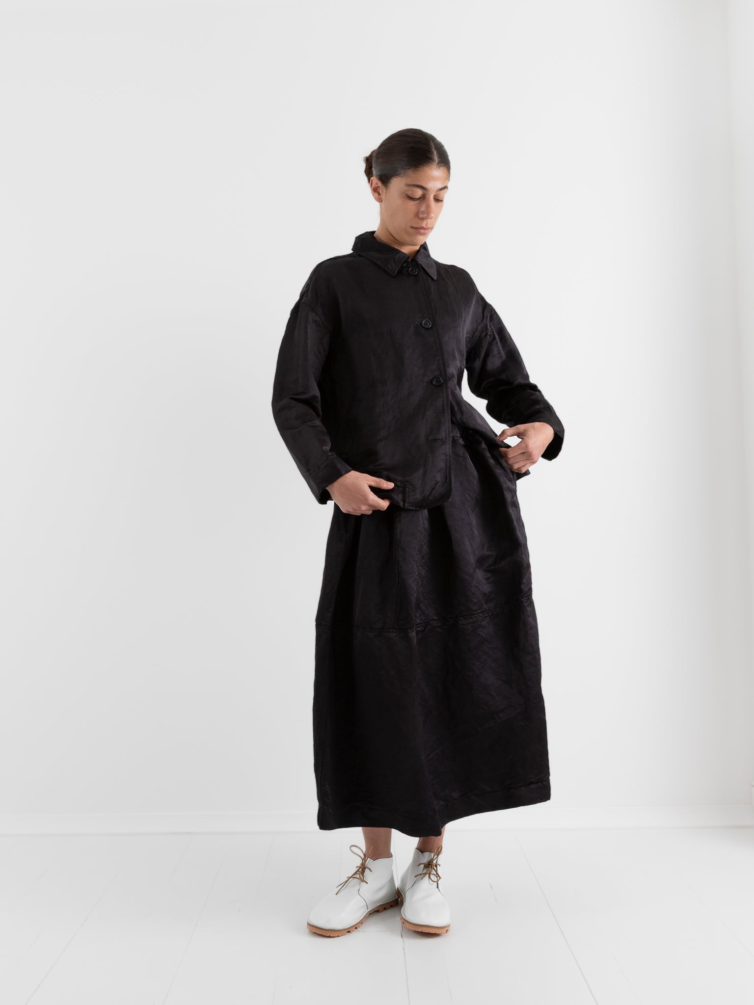 Casey Casey Puffy Skirt in Night - CASEY CASEY at Worthwhile - shop SKIRT