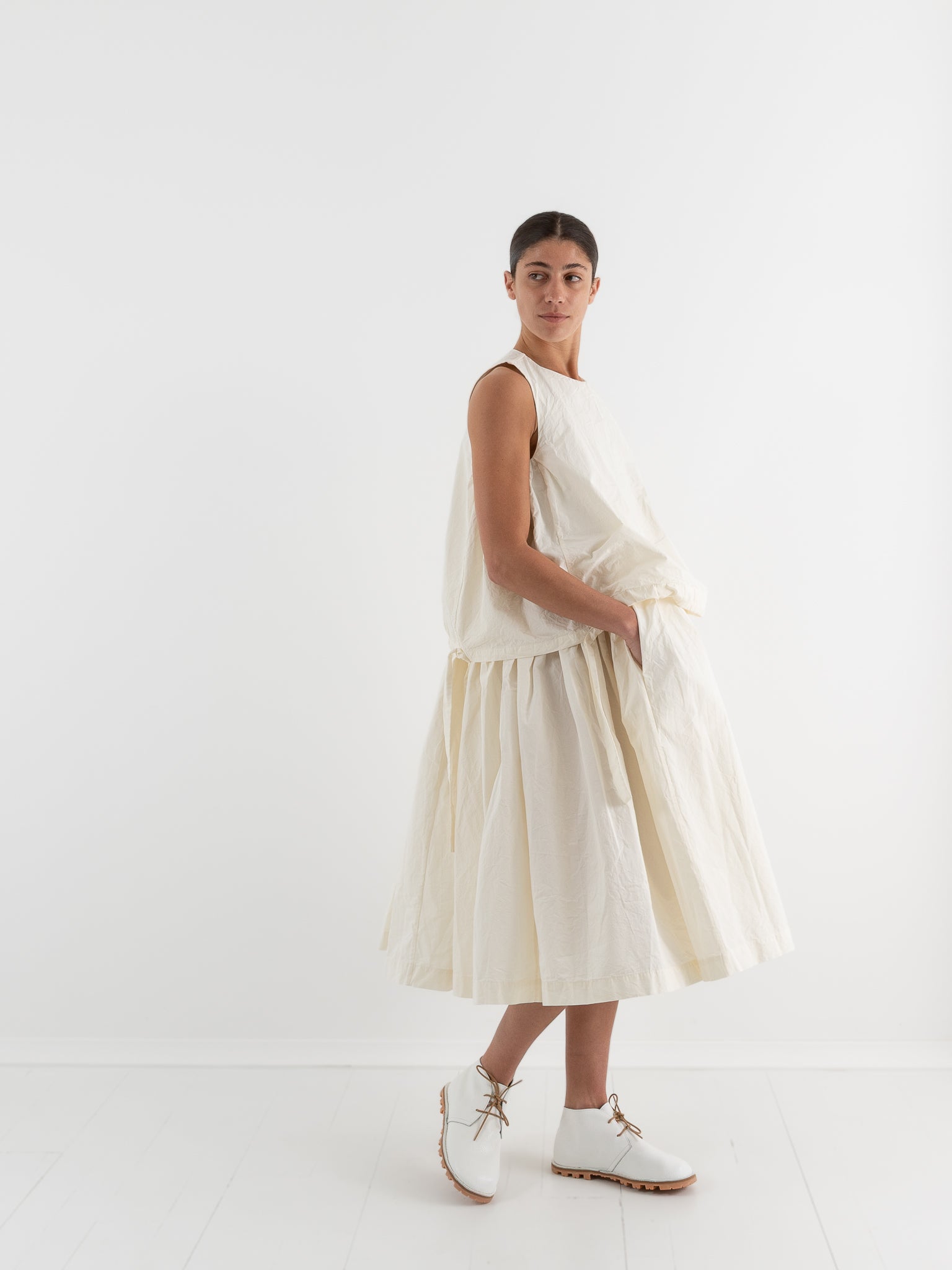 Casey Casey Astrid Dress in Off White - CASEY CASEY at Worthwhile - shop DRESS