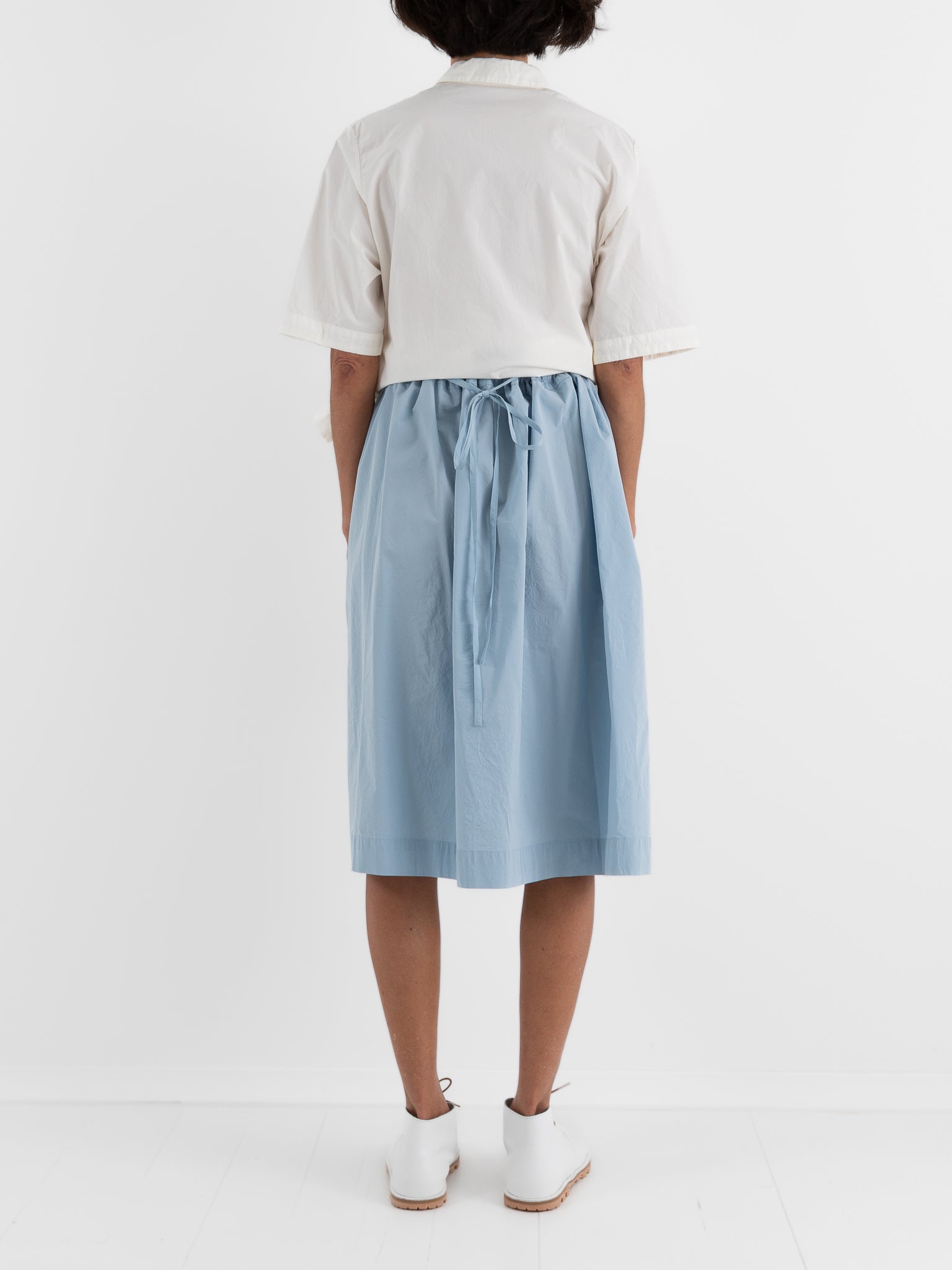 Casey Casey Square Skirt in Sky Blu - CASEY CASEY at Worthwhile - shop SKIRT